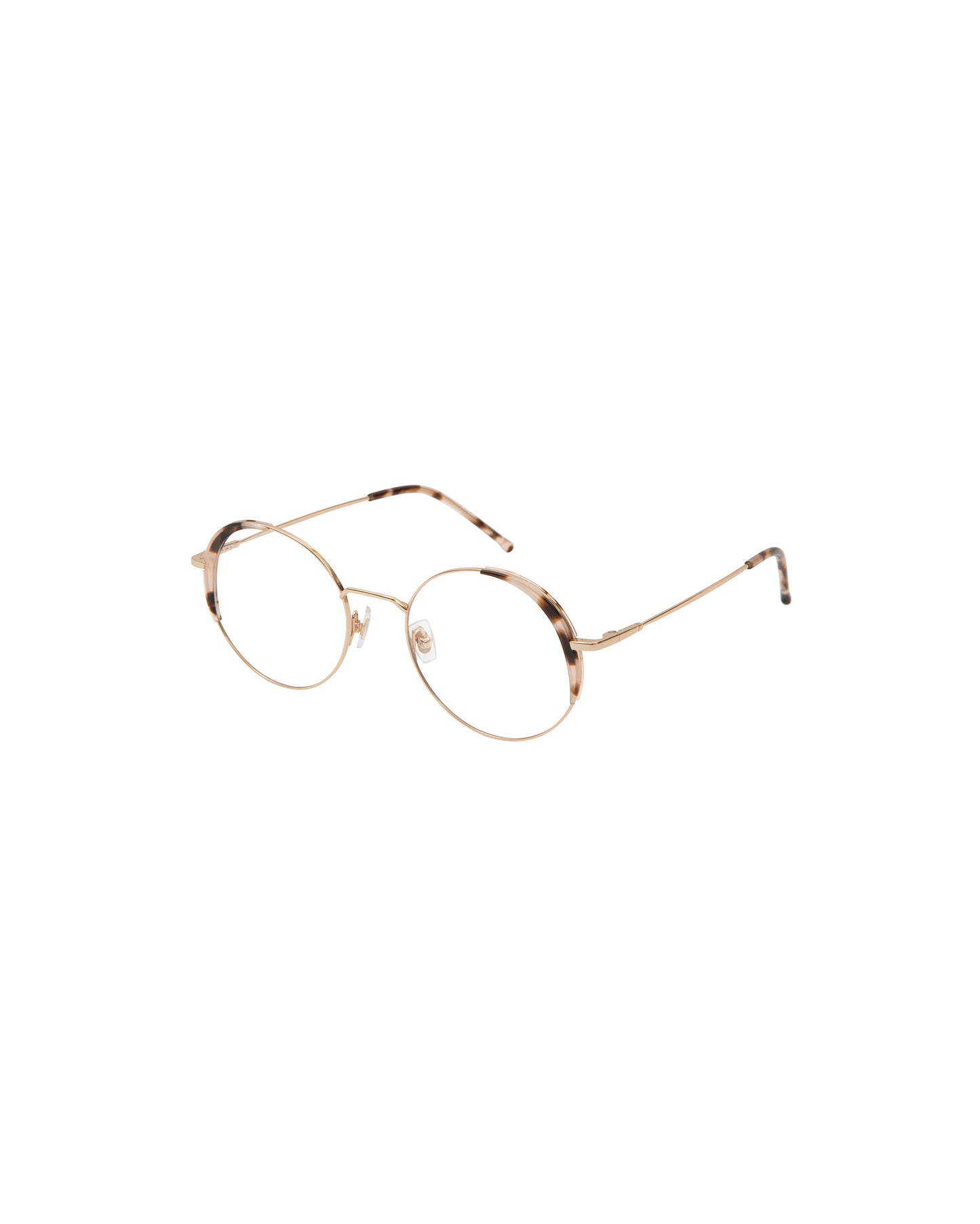 ARISE: Redondas Titanio-Acetato Marrón optical glasses by GIGI STUDIOS 1242