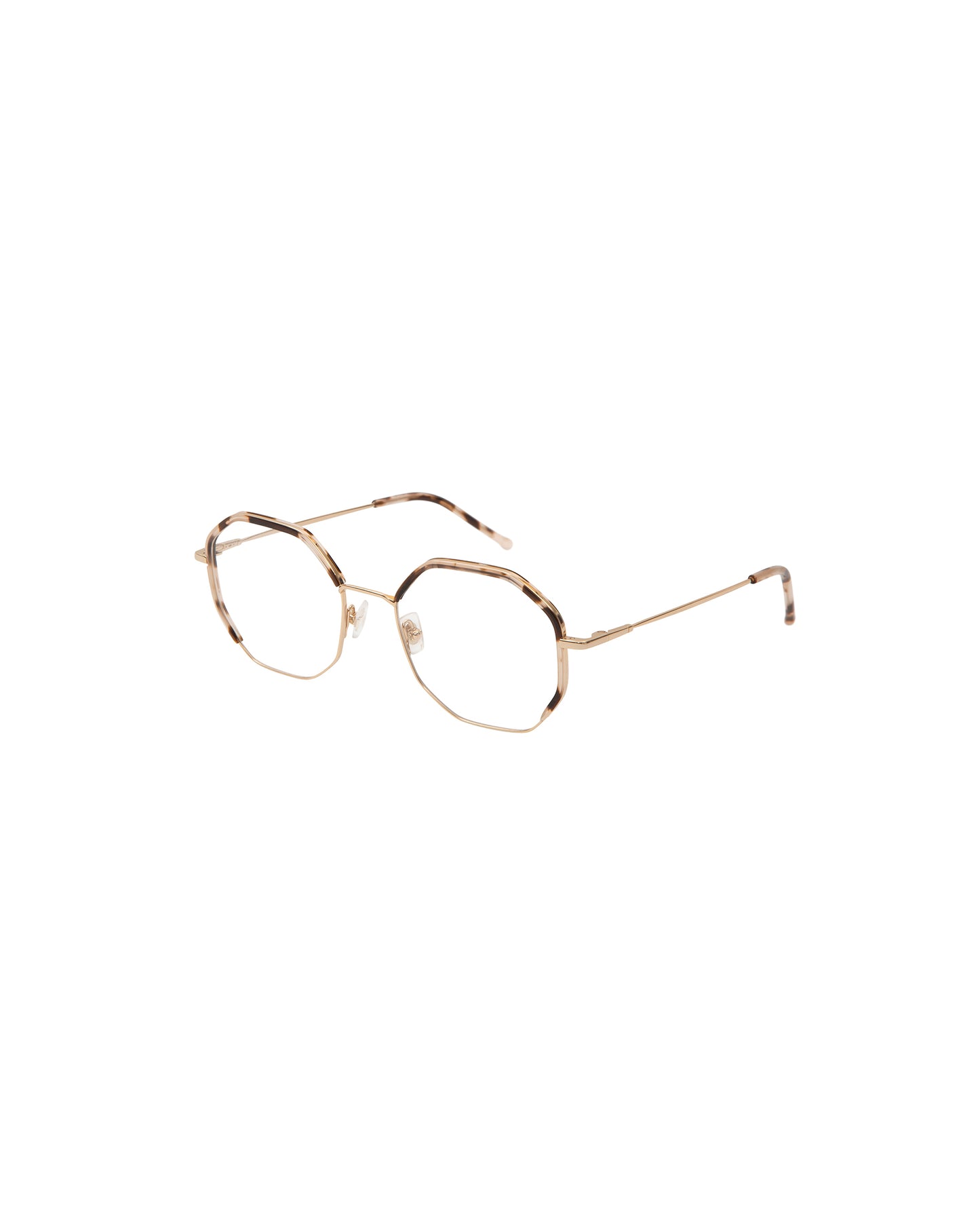 ELECTRIC: Geométricas Titanio-Acetato Marrón optical glasses by GIGI STUDIOS 1249