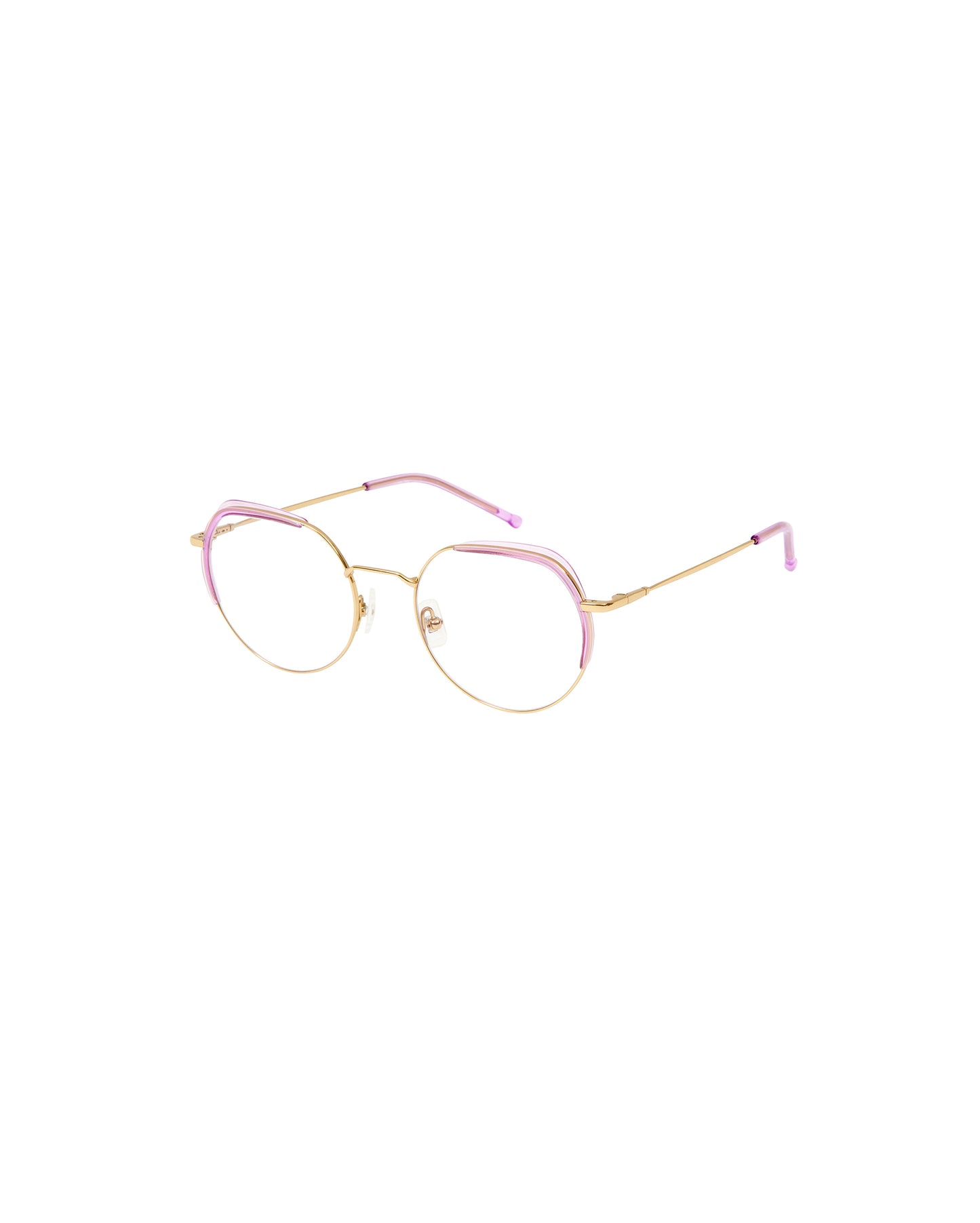 VEGA: Cat Eye Titanio-Acetato Rosa optical glasses by GIGI STUDIOS 1363