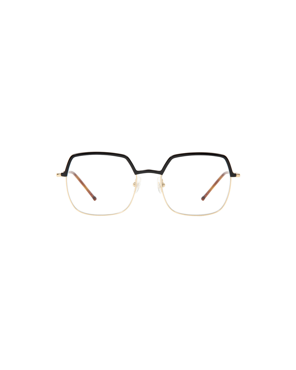 OBA: Cuadrada Titanio-Acetato Noir optical glasses by GIGI STUDIOS 1366