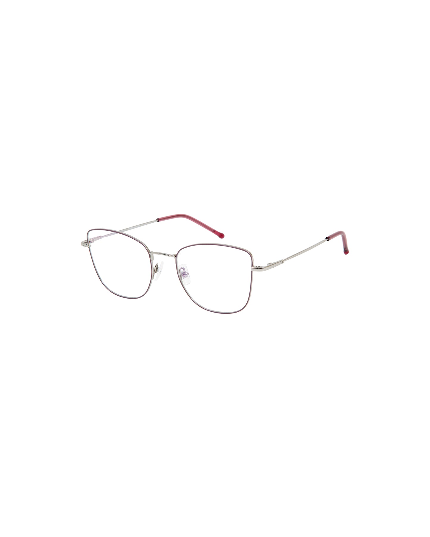 SILMA: Cat Eye Titanio Dark Silver optical glasses by GIGI STUDIOS 1391