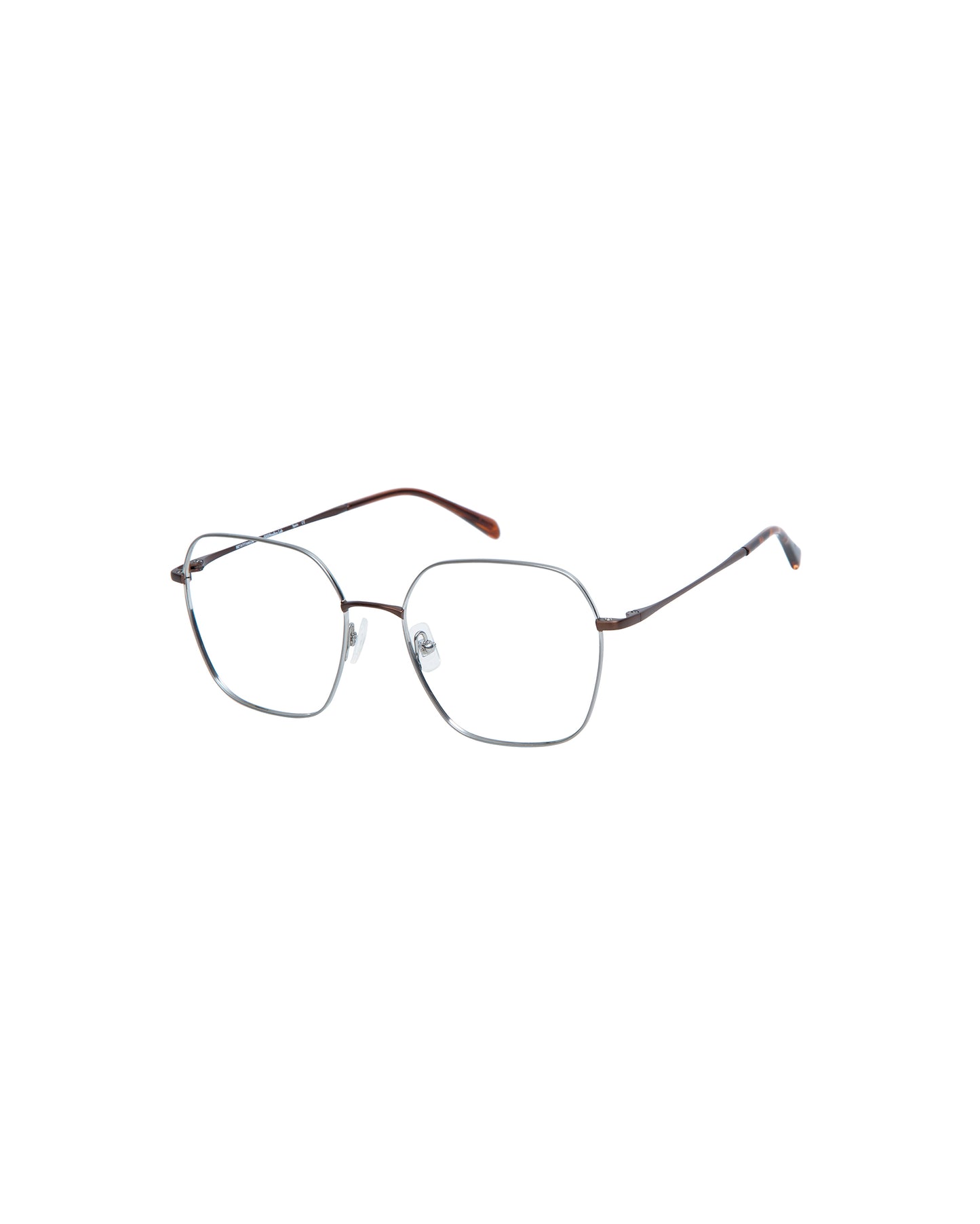 AVERY: Cuadrada Titanio Dark Silver optical glasses by GIGI STUDIOS 1430