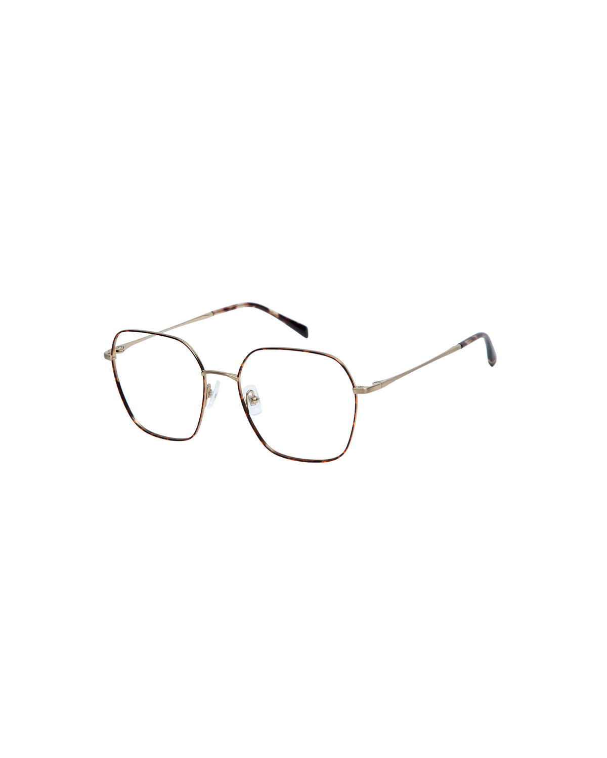 AVERY: Cuadrada Titanio Havana optical glasses by GIGI STUDIOS 1434