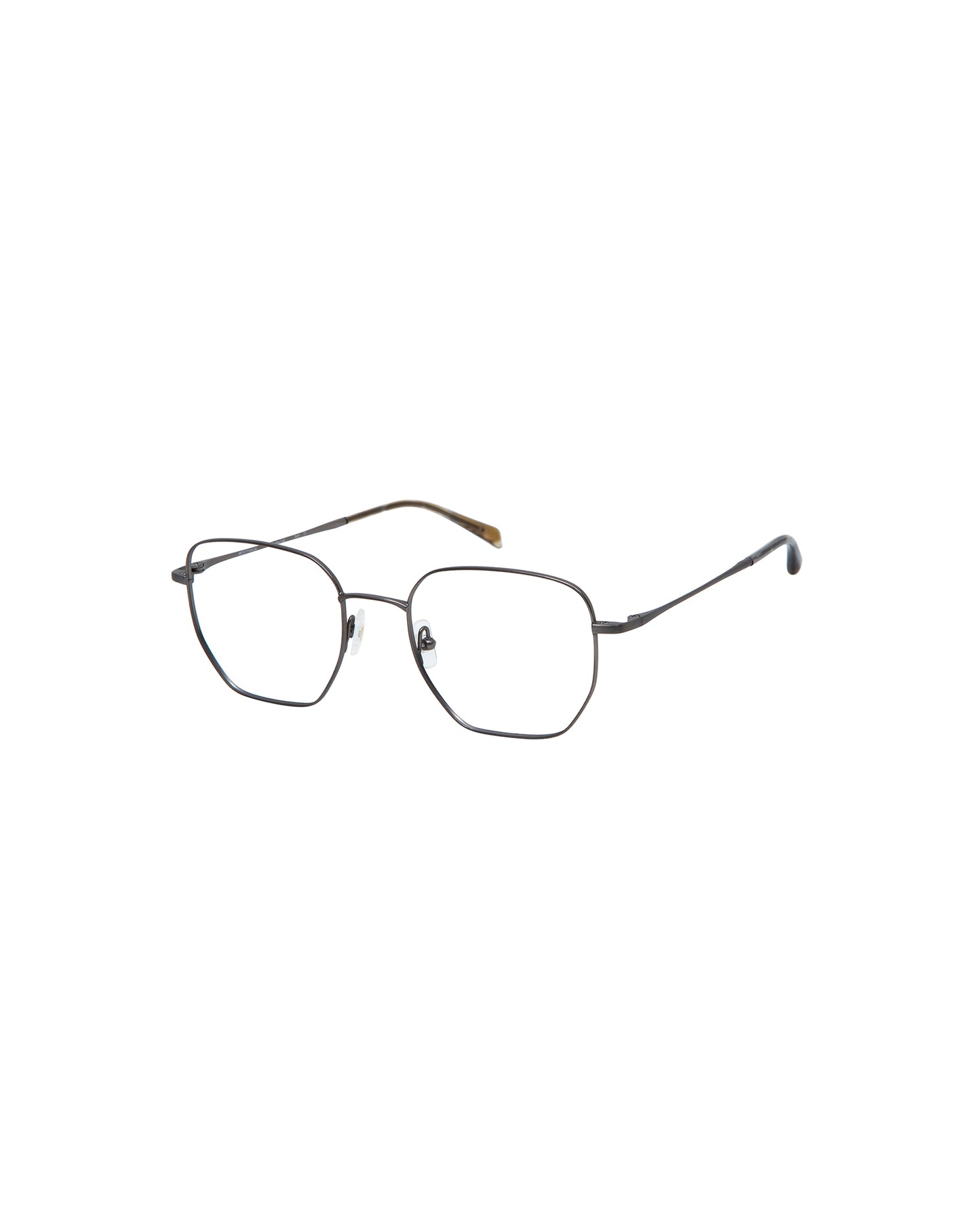 GINEBRA: Cuadrada Titanio Dark Silver optical glasses by GIGI STUDIOS 1457