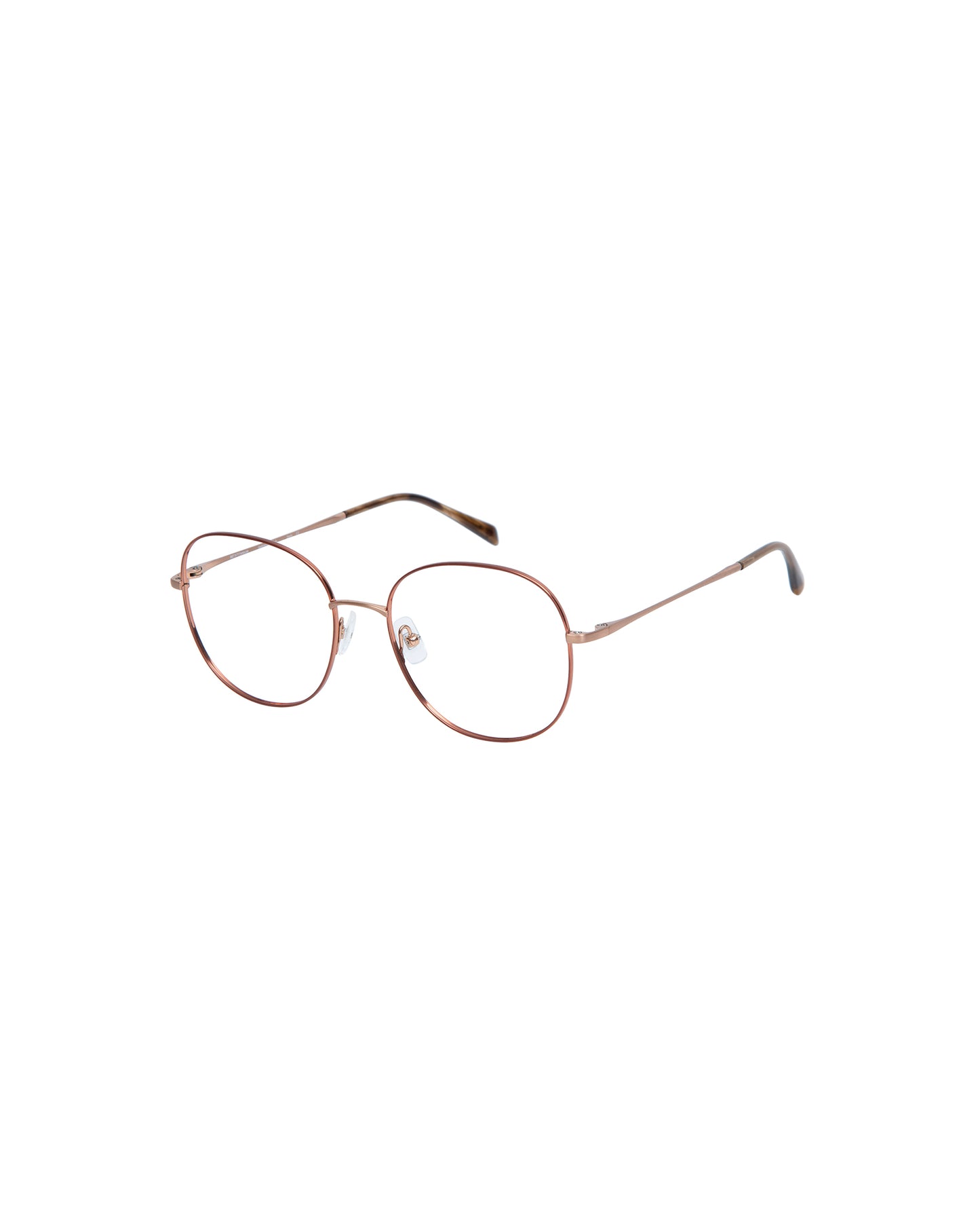 CECILIA: Redondas Titanio Marrón optical glasses by GIGI STUDIOS 1481