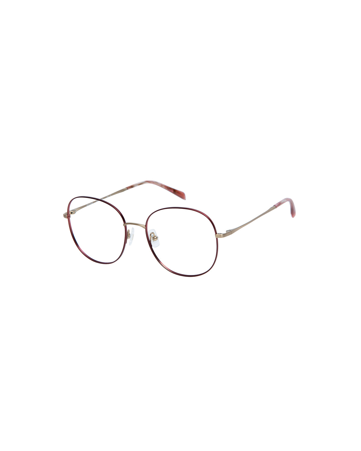 CECILIA: Redondas Titanio Rojo optical glasses by GIGI STUDIOS 1489