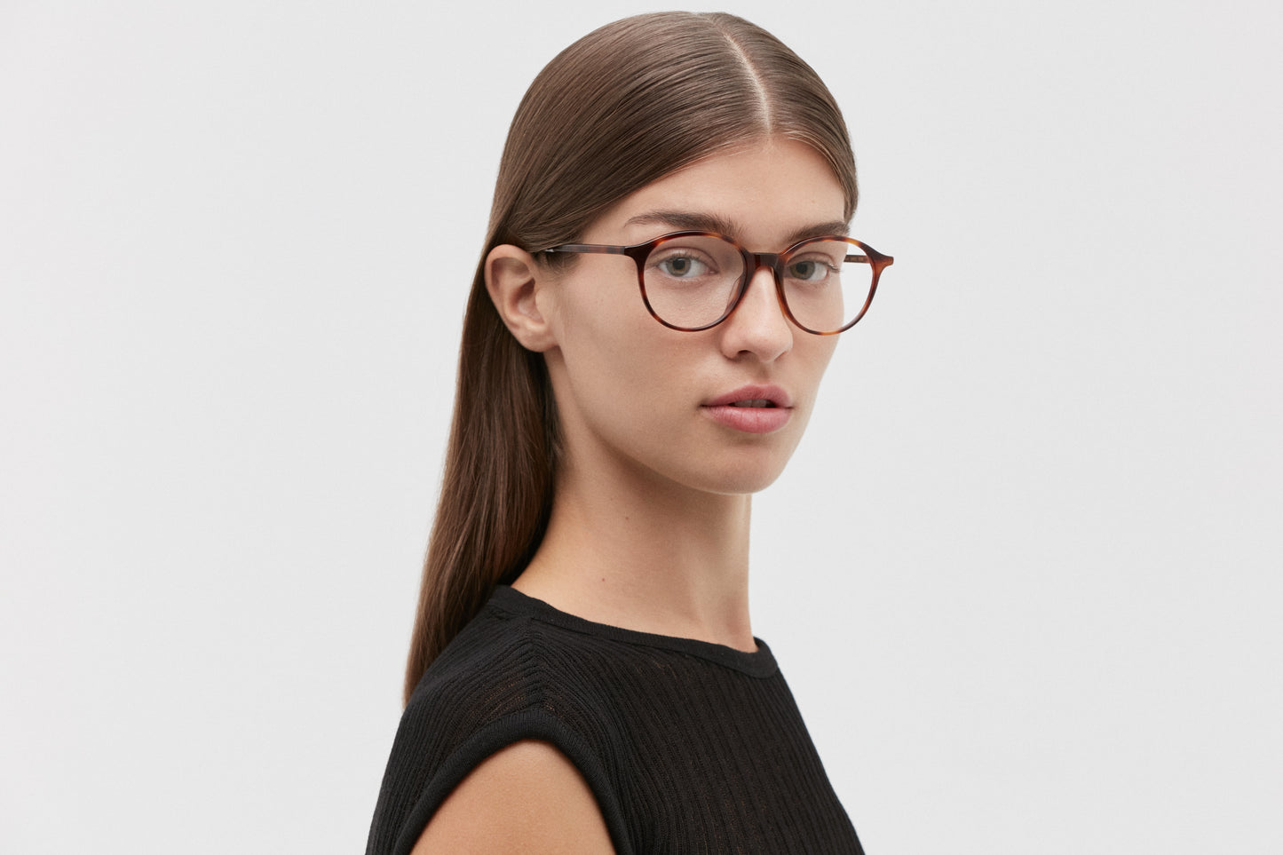 KOBE: Redondas Acetato Havana optical glasses by GIGI STUDIOS 1539