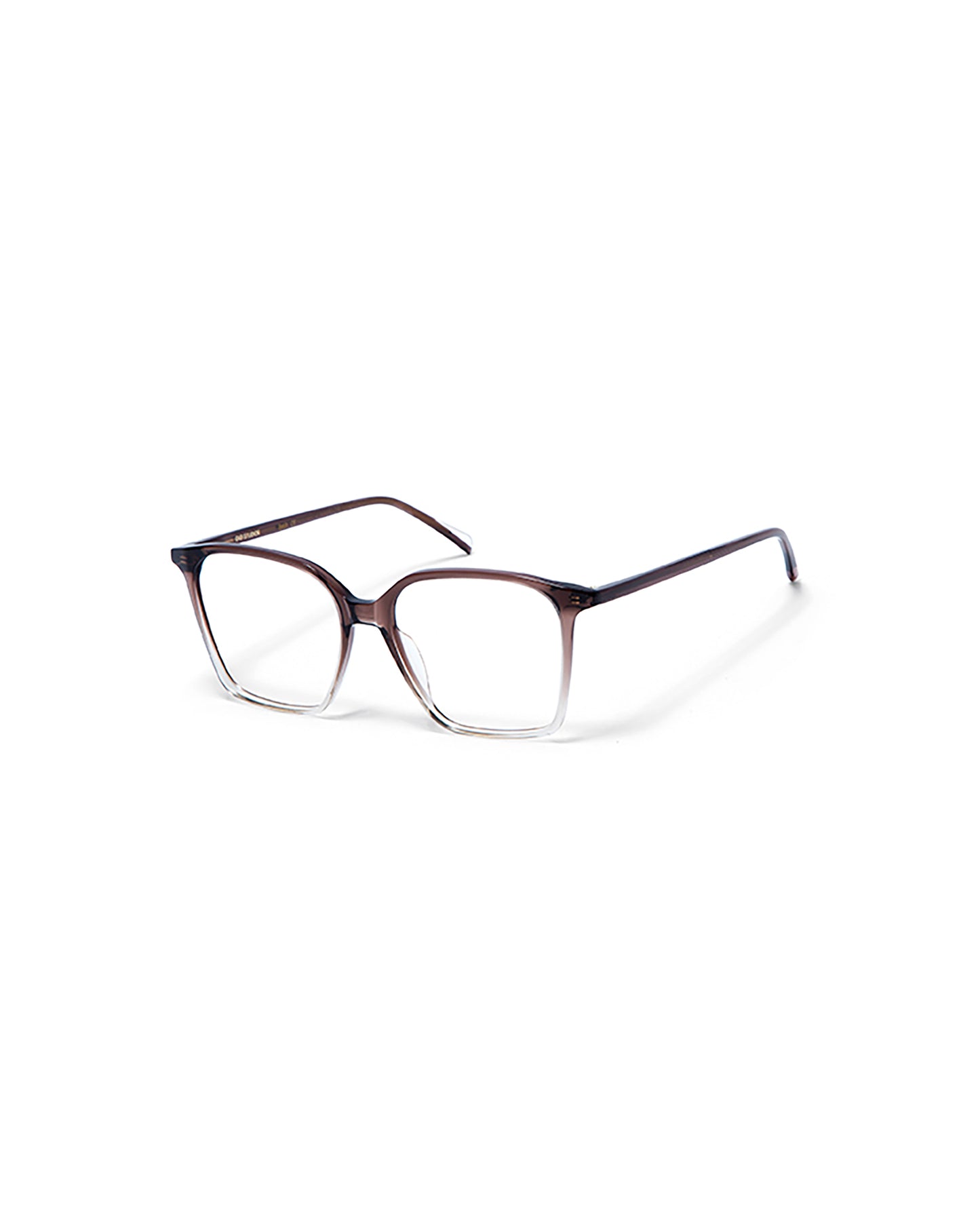 TINA: Cuadrada Acetato Marrón optical glasses by GIGI STUDIOS 1545