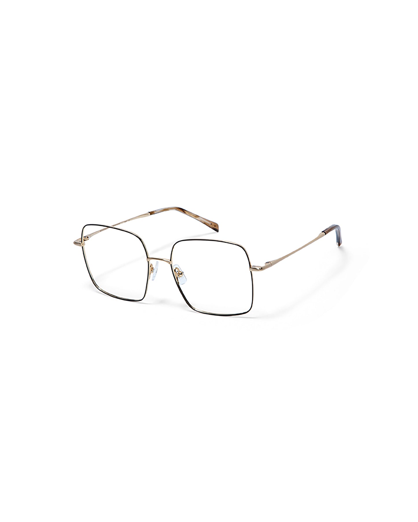 LIZZIE: Cuadrada Titanio Noir optical glasses by GIGI STUDIOS 3619