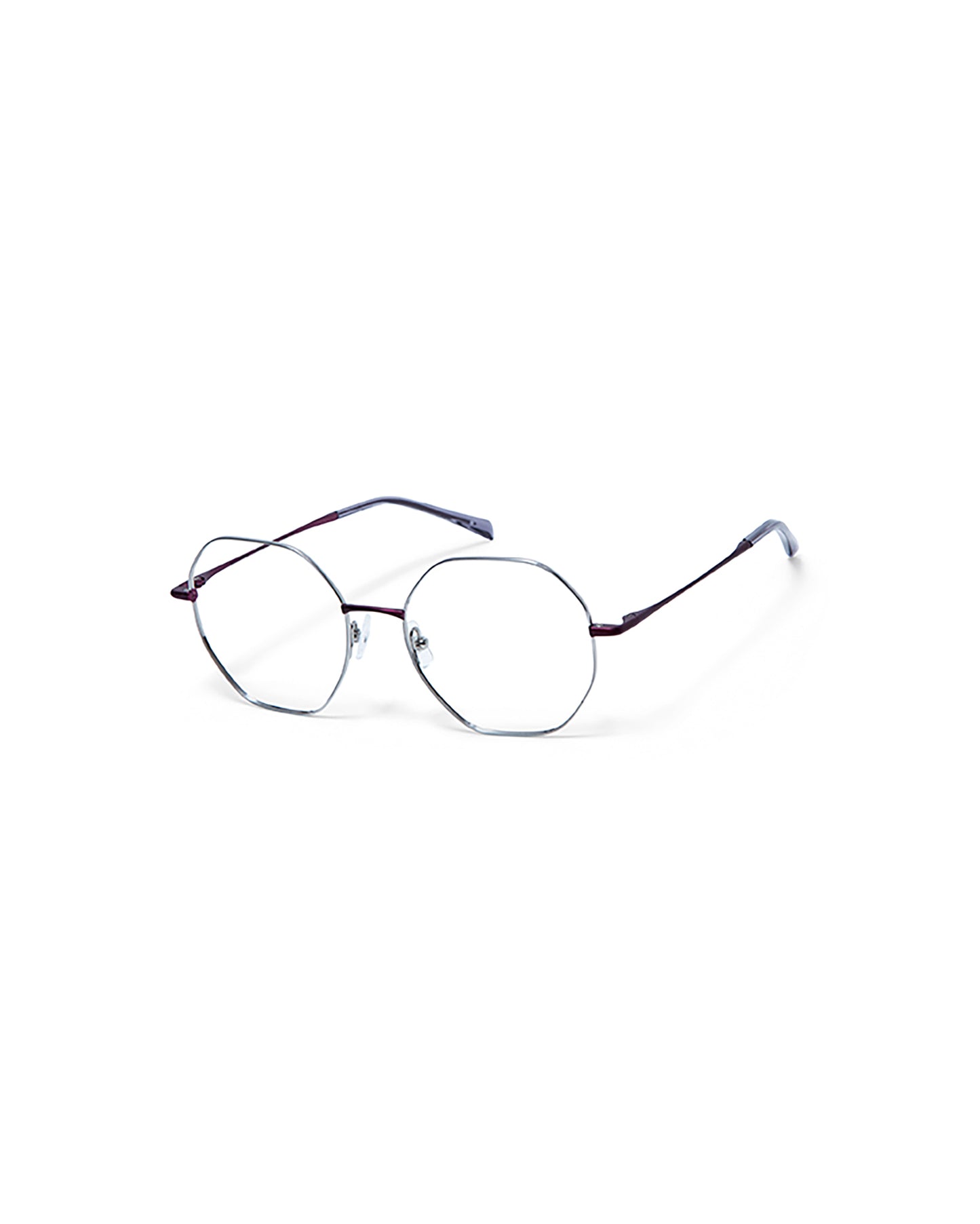 ALEGRIA: Geométricas Titanio Dark Silver optical glasses by GIGI STUDIOS 3629