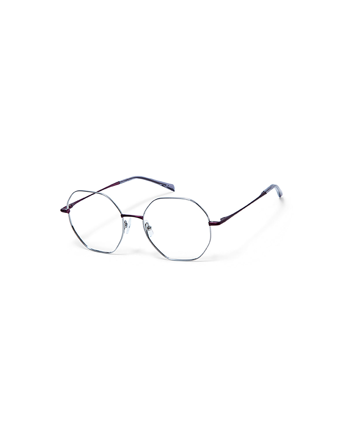 ALEGRIA: Geométricas Titanio Dark Silver optical glasses by GIGI STUDIOS 3629