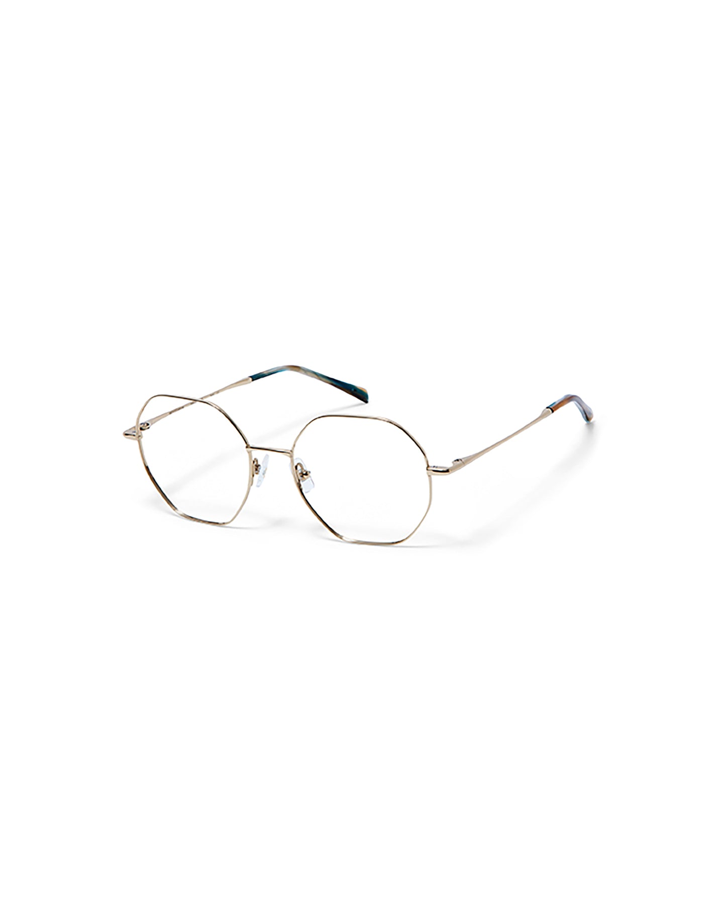 ALEGRIA: Geométricas Titanio Doré optical glasses by GIGI STUDIOS 3631