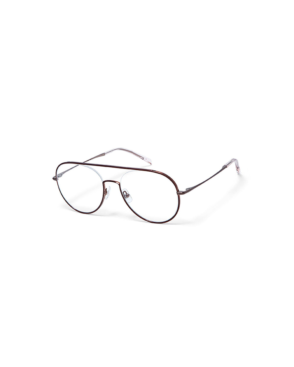 ARMIDA: Redondas Titanio Marrón optical glasses by GIGI STUDIOS 3645