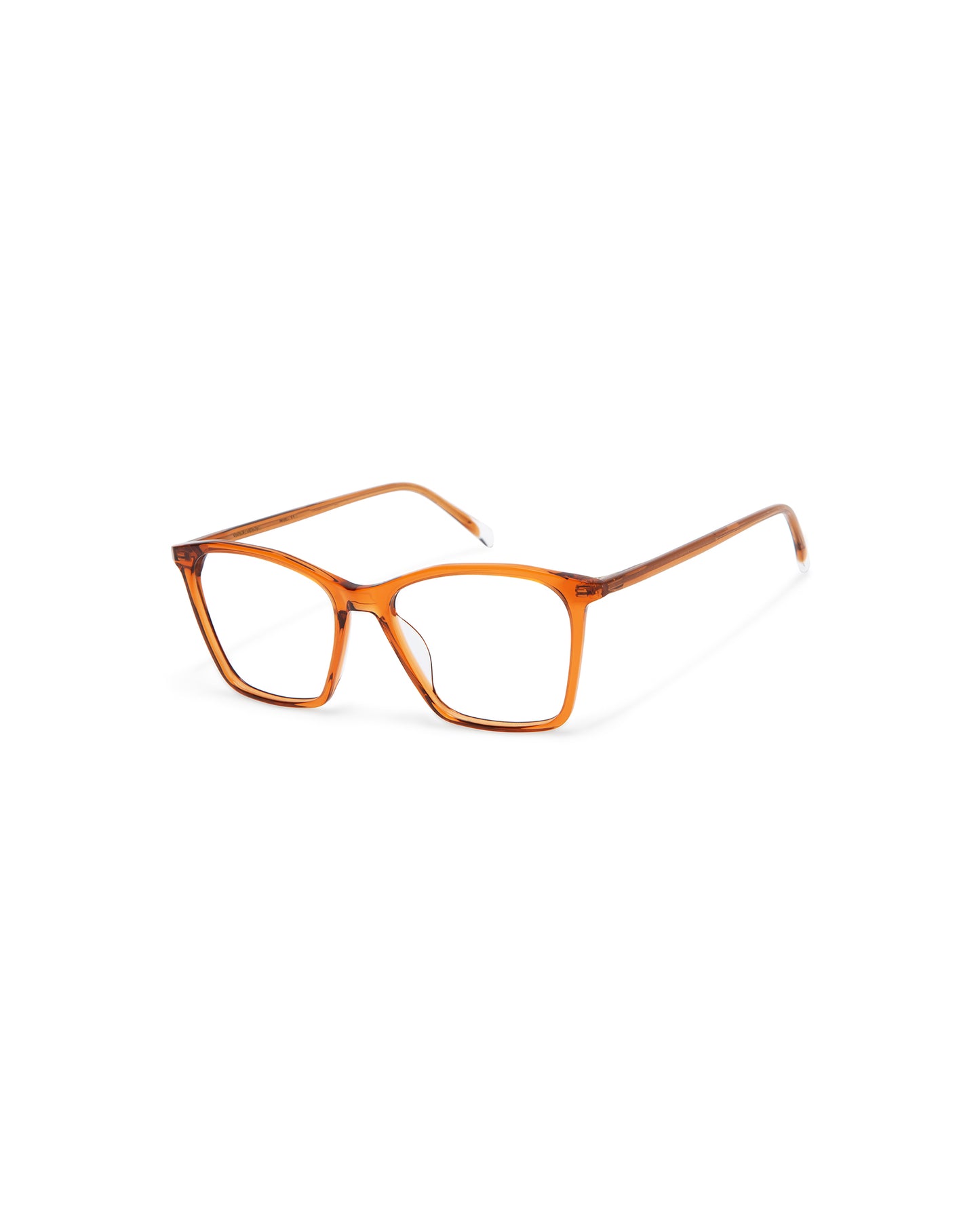 ODETTE: Cuadrada Acetato Orange optical glasses by GIGI STUDIOS 3675