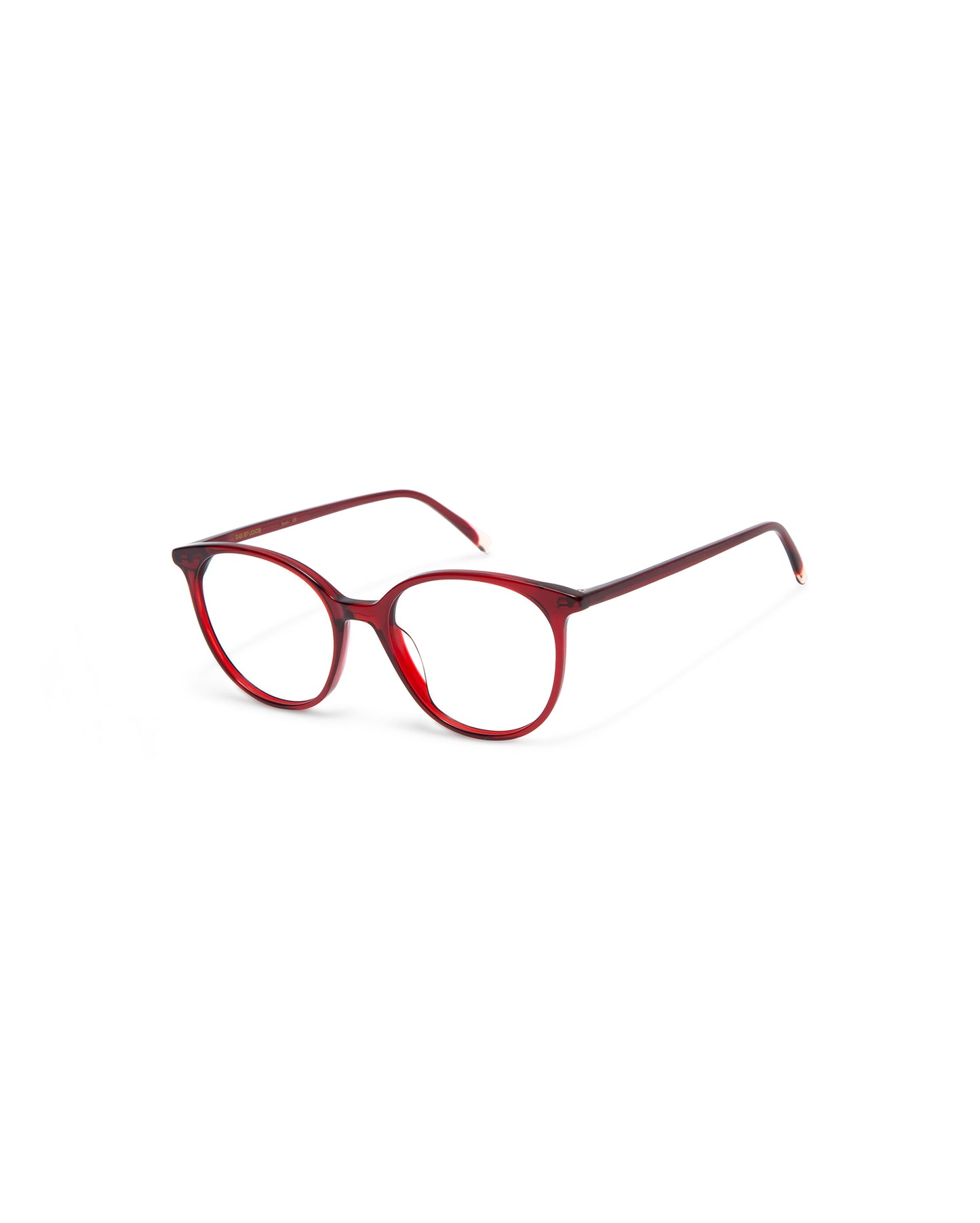 FLAVIA: Redondas Acetato Rojo optical glasses by GIGI STUDIOS 3691