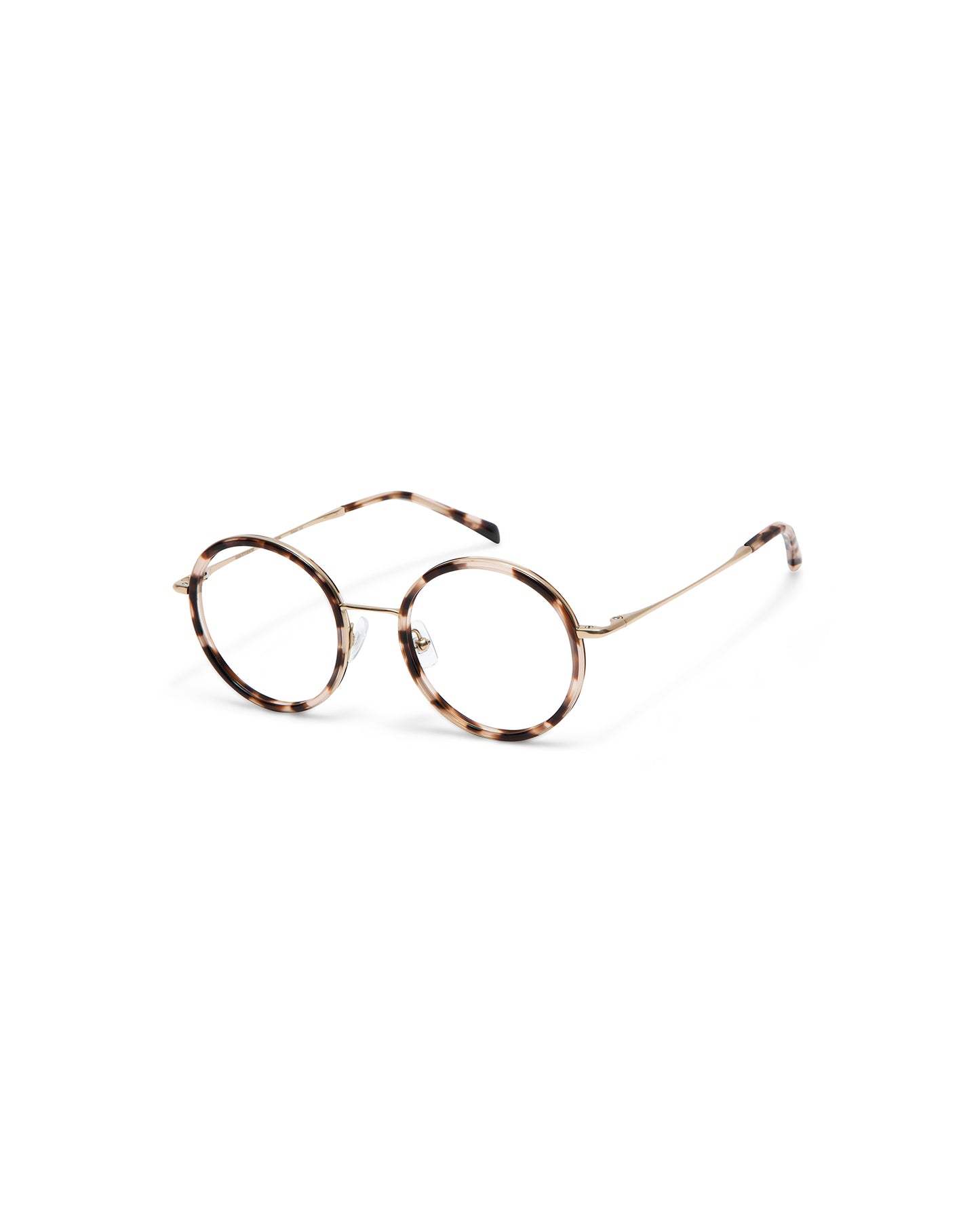 LUIGIA: Redondas Titanio-Acetato Havana optical glasses by GIGI STUDIOS 3743