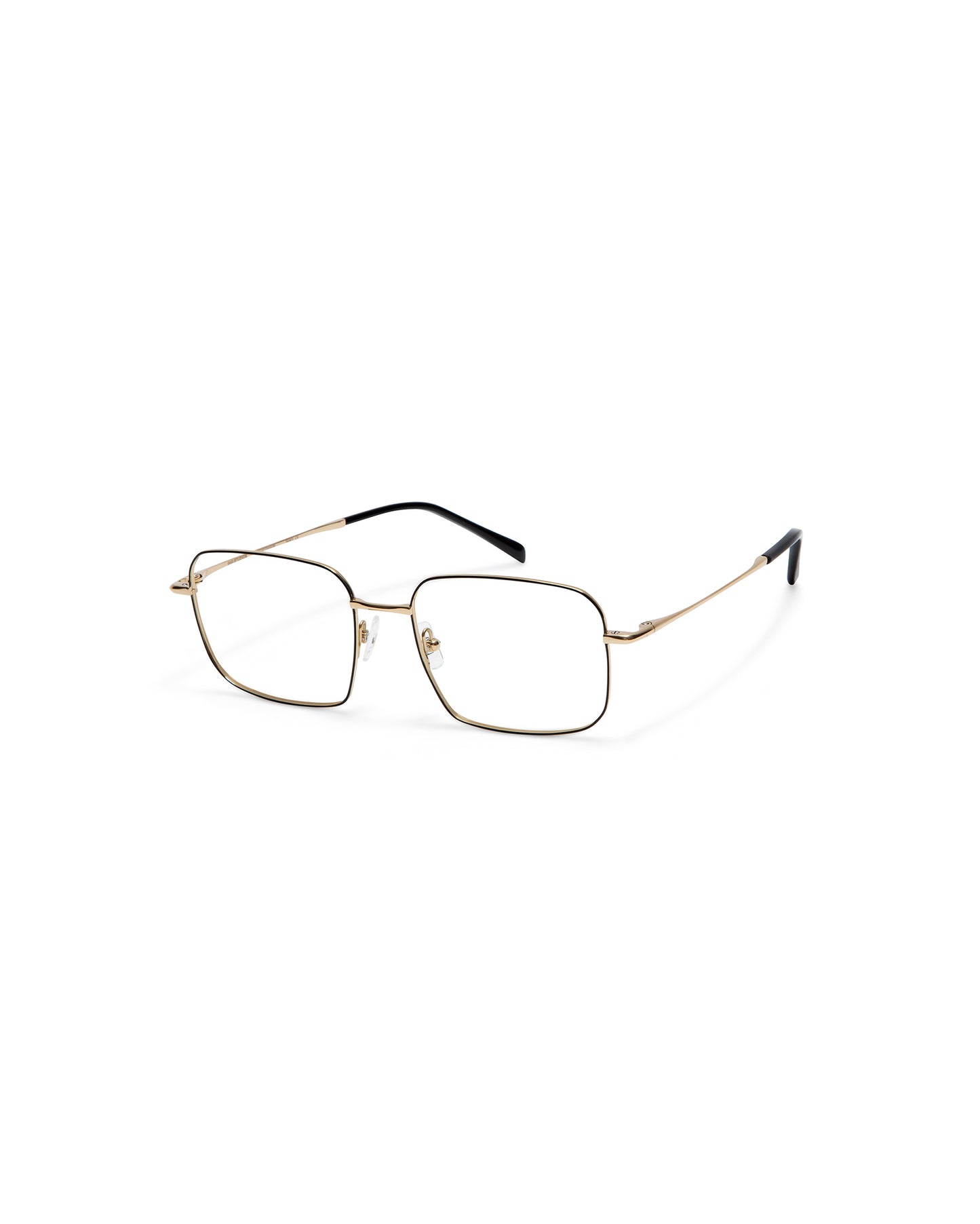 ALEX: Rectangular Titanio Noir optical glasses by GIGI STUDIOS 3781