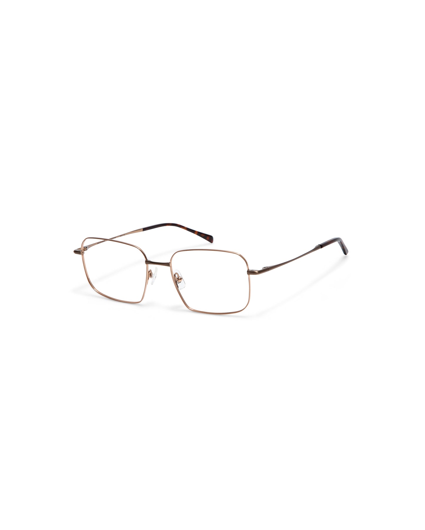 ALEX: Rectangular Titanio Rosa optical glasses by GIGI STUDIOS 3787