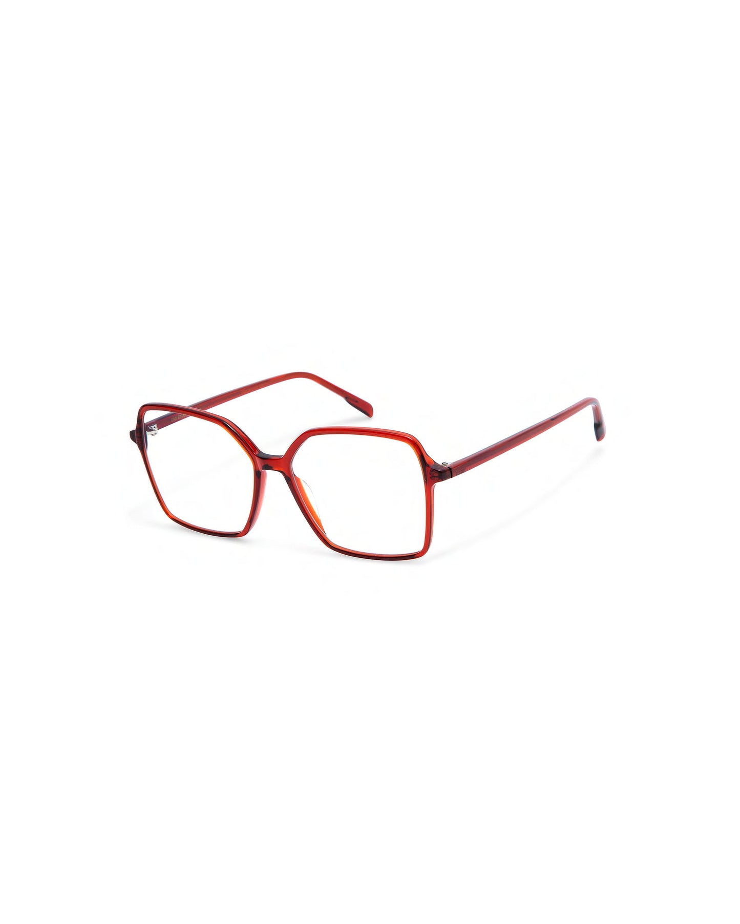 NATZA: Cuadrada Acetato Rojo optical glasses by GIGI STUDIOS 4104