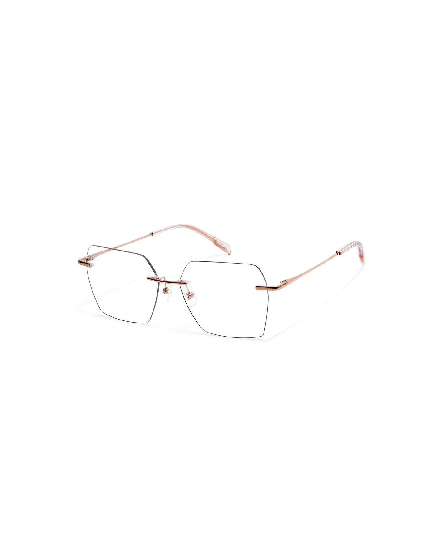 COTE: Rectangular Metal Rosa optical glasses by GIGI STUDIOS 4126