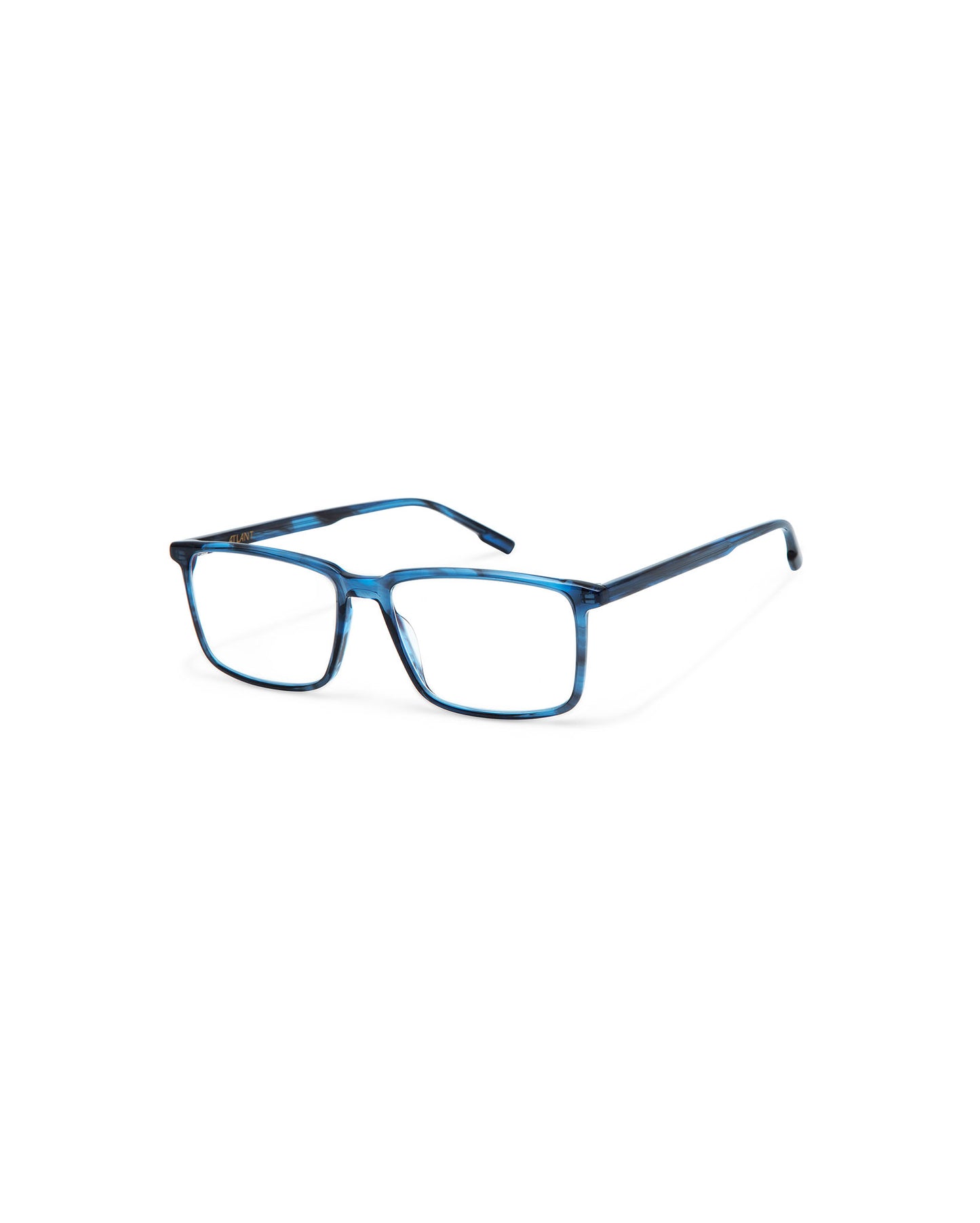 IGNIS: Rectangular Acetato Azul optical glasses by ATLANT 6459