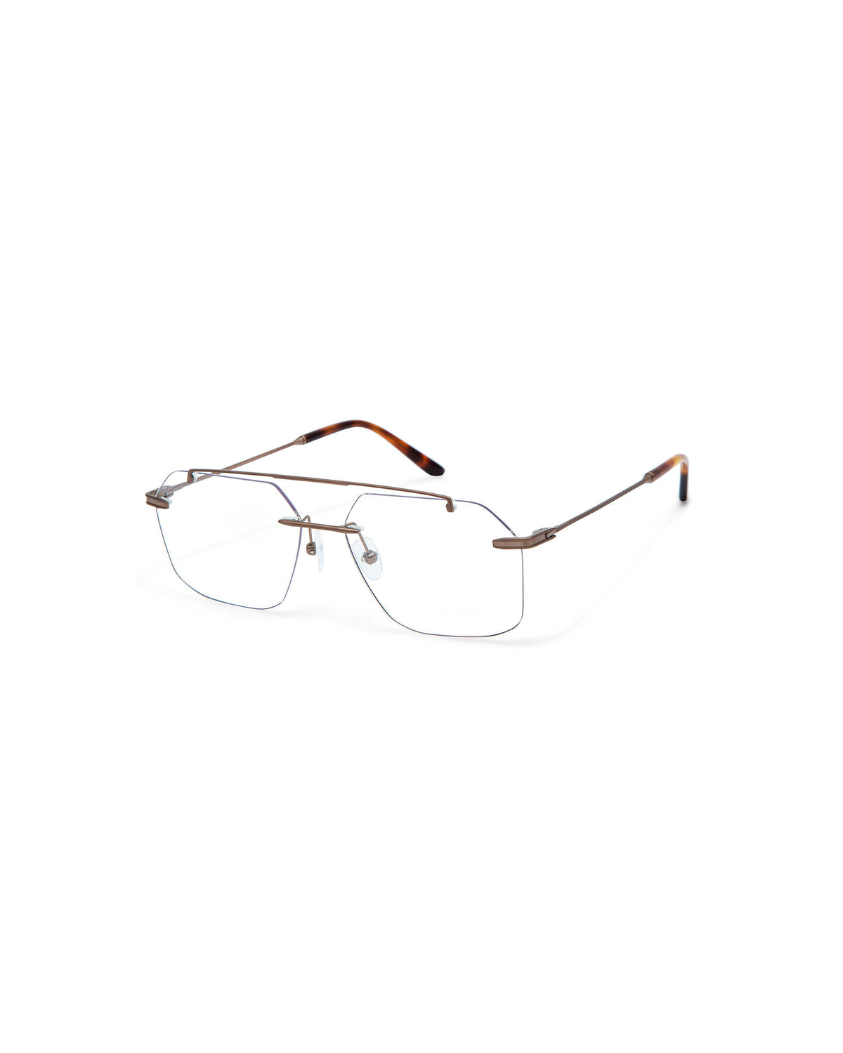 APOLO: Aviador Titanio Marrón optical glasses by ATLANT 6508