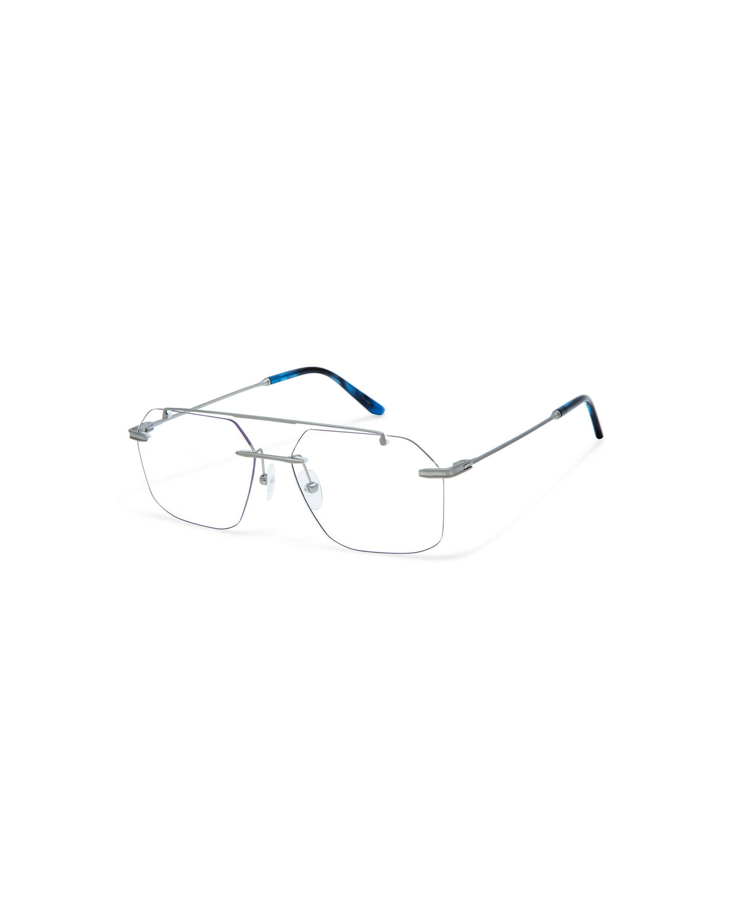 APOLO: Aviador Titanio Dark Silver optical glasses by ATLANT 6514