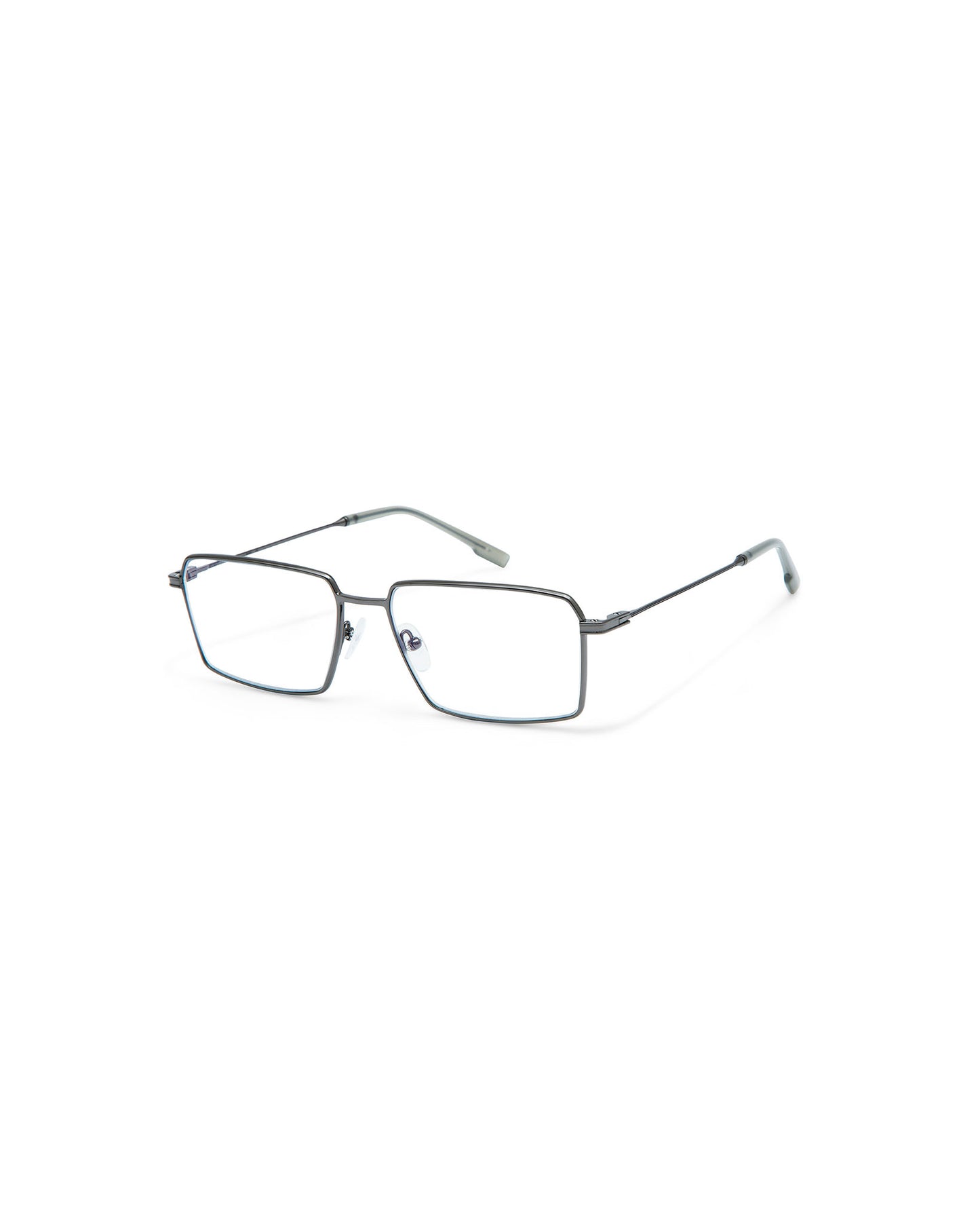 HELIOS: Rectangular Titanio Dark Silver optical glasses by ATLANT 6534