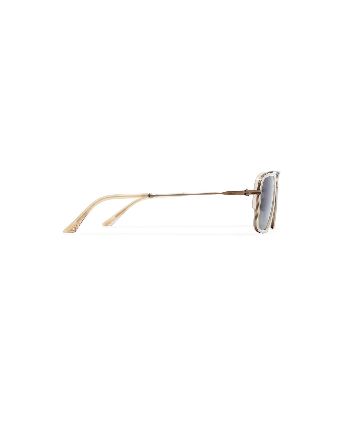 LIVINGSTONE: Cuadrada Titanio-Acetato Blanco sunglasses by ATLANT 6672