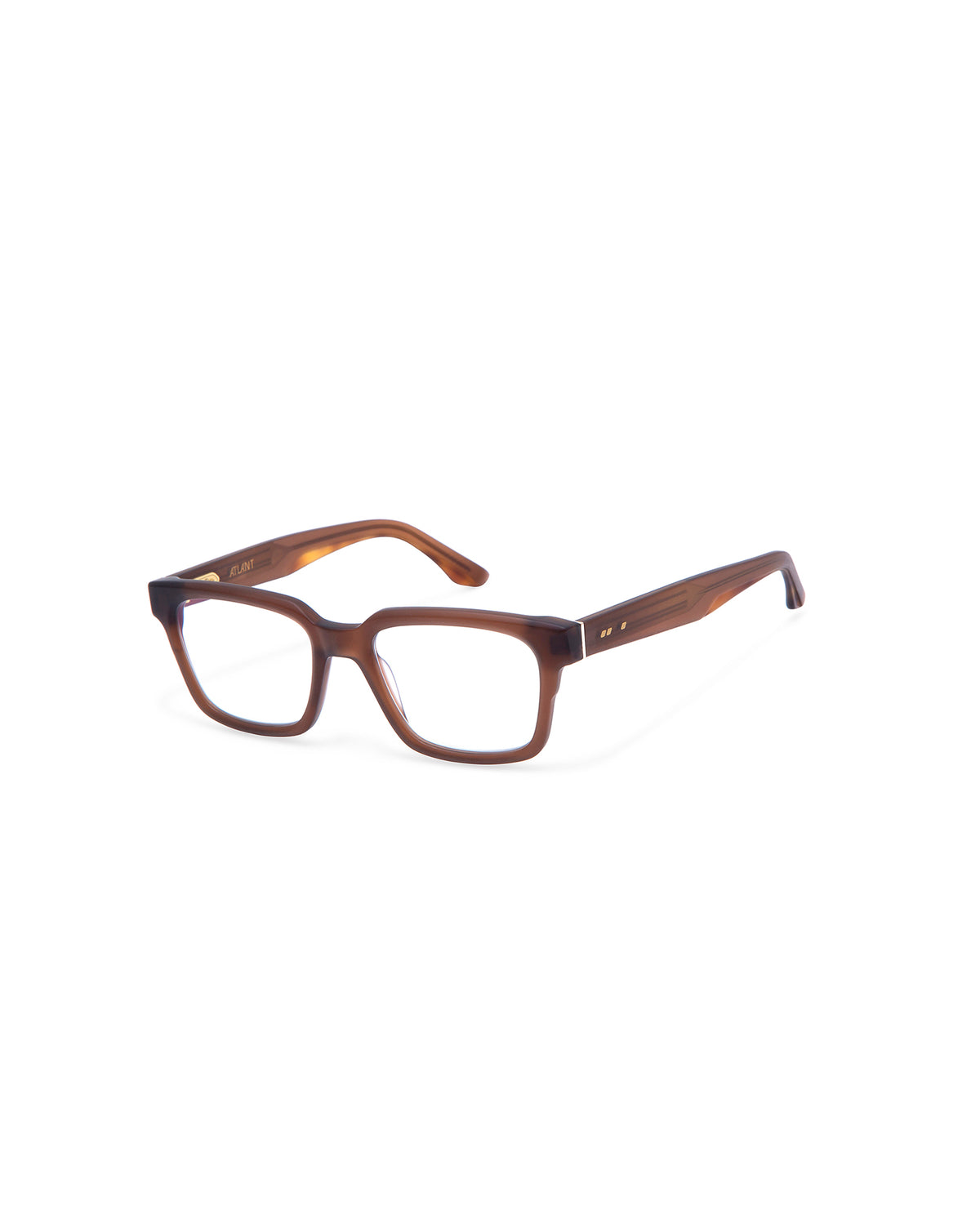 MUIR: Cuadrada Acetato Marrón optical glasses by ATLANT 6700