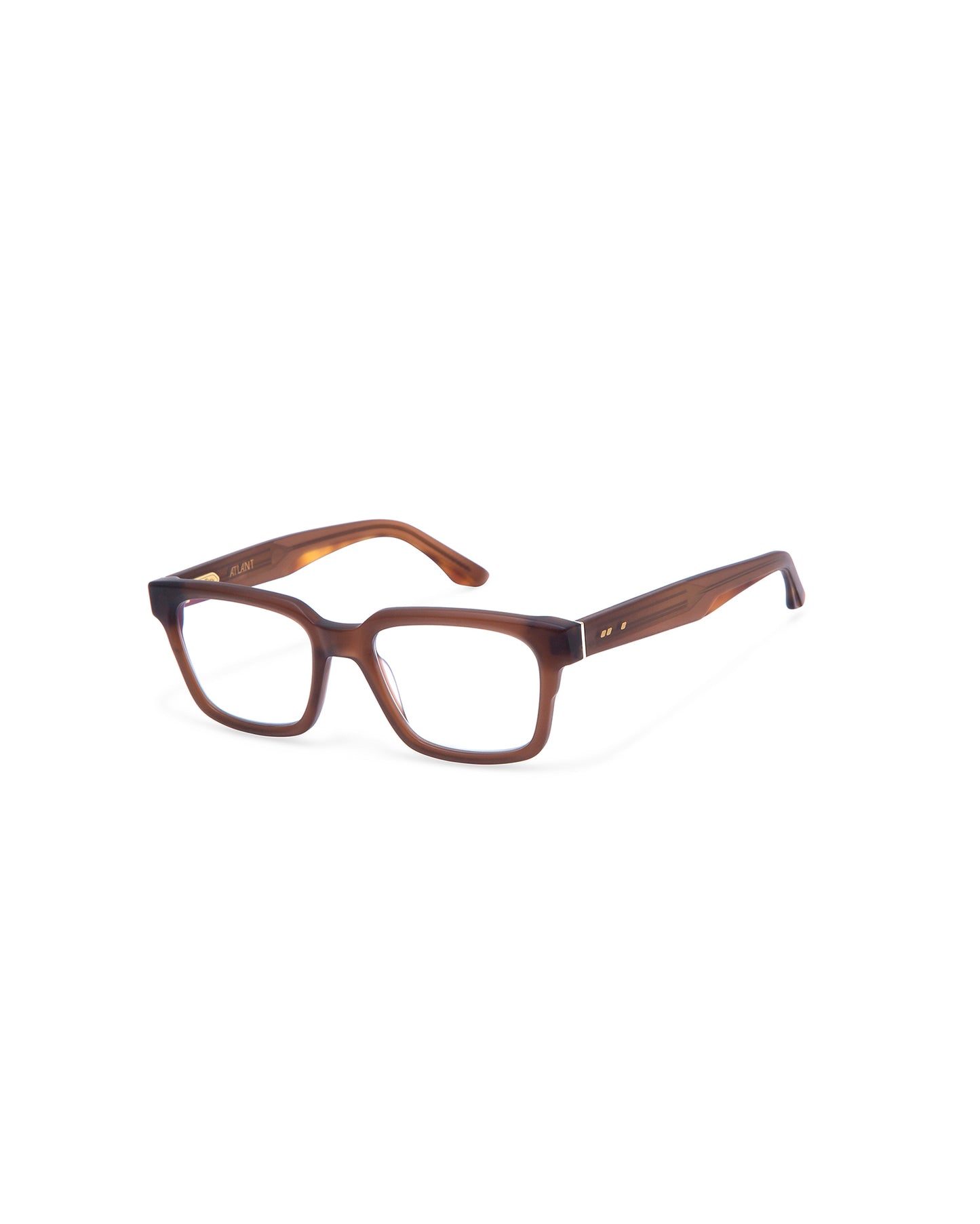 MUIR: Cuadrada Acetato Marrón optical glasses by ATLANT 6700