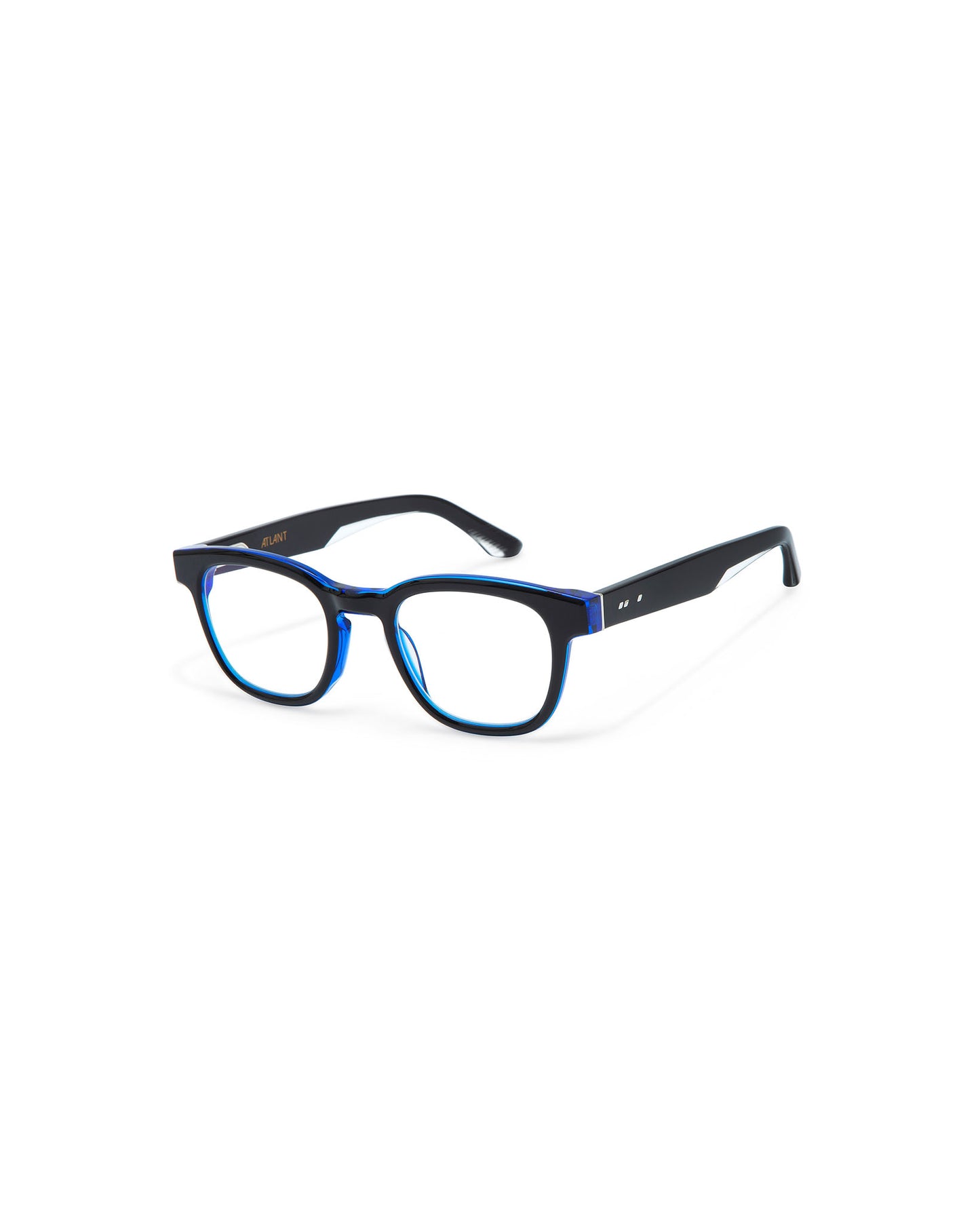 DAMPIER: Cuadrada Acetato Noir optical glasses by ATLANT 6708