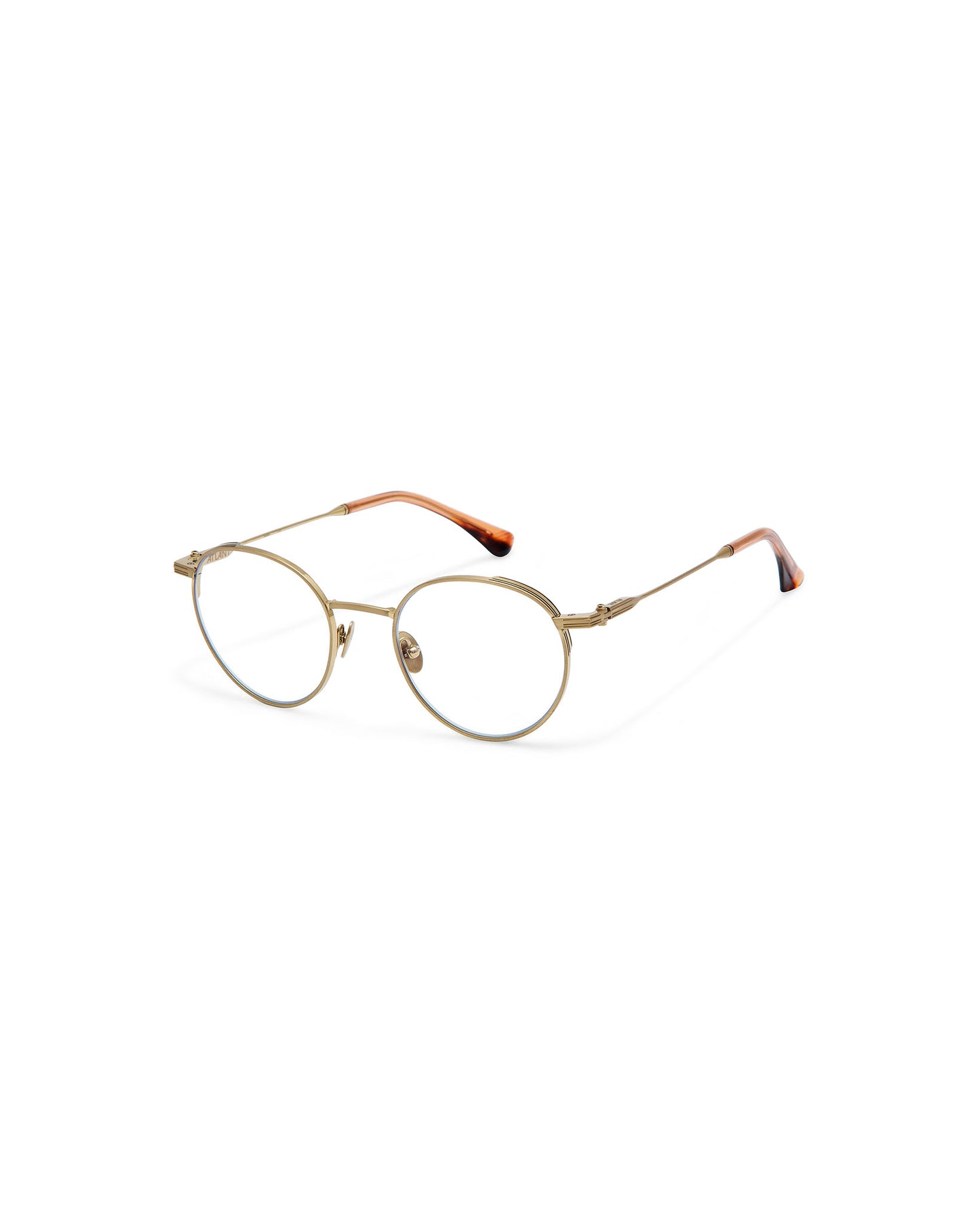 FITZROY: Redondas Titanio Doré optical glasses by ATLANT 6739