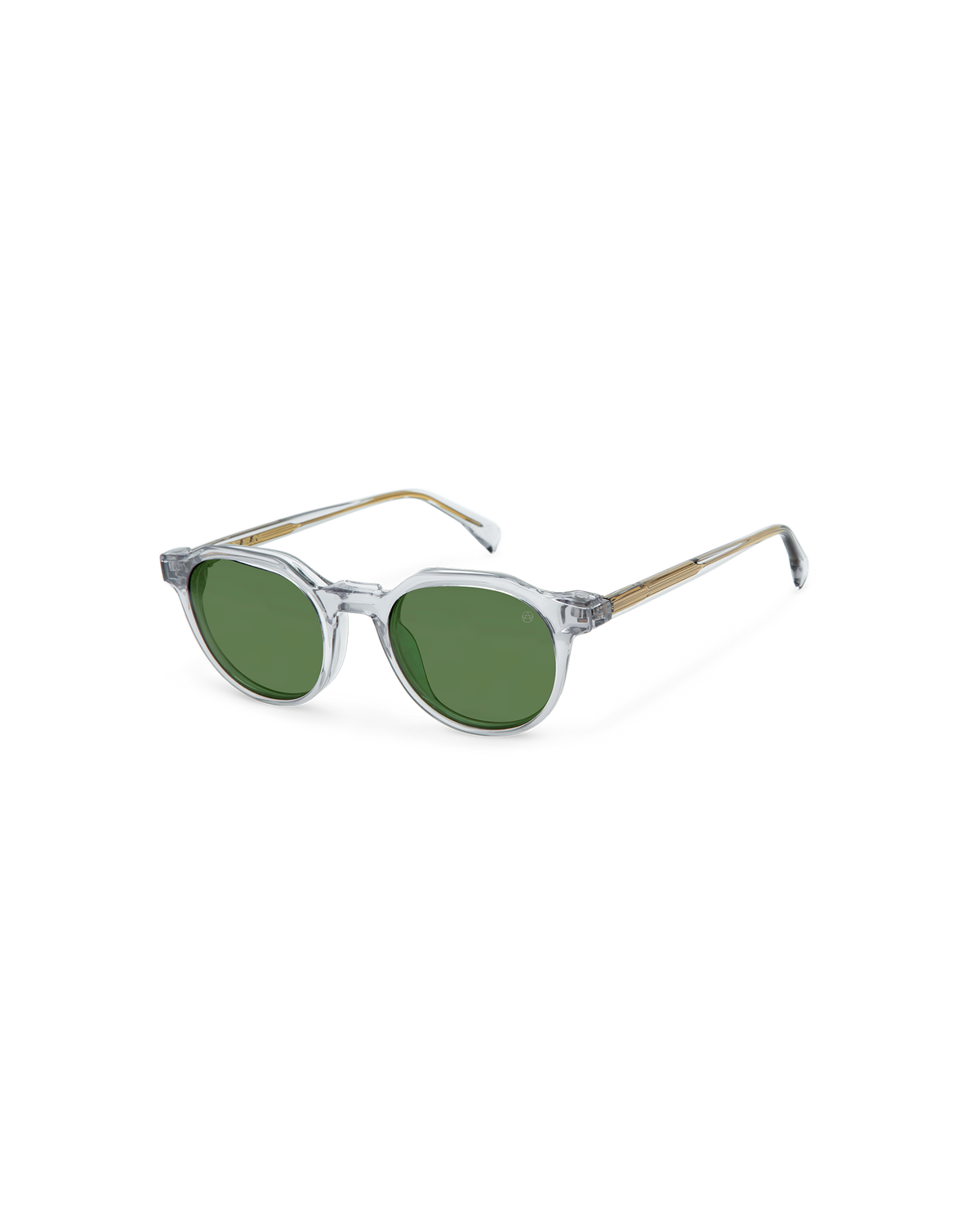 RALIN CLIP-ON: Redondas Acetato Transparente sunglasses by ATLANT 14416
