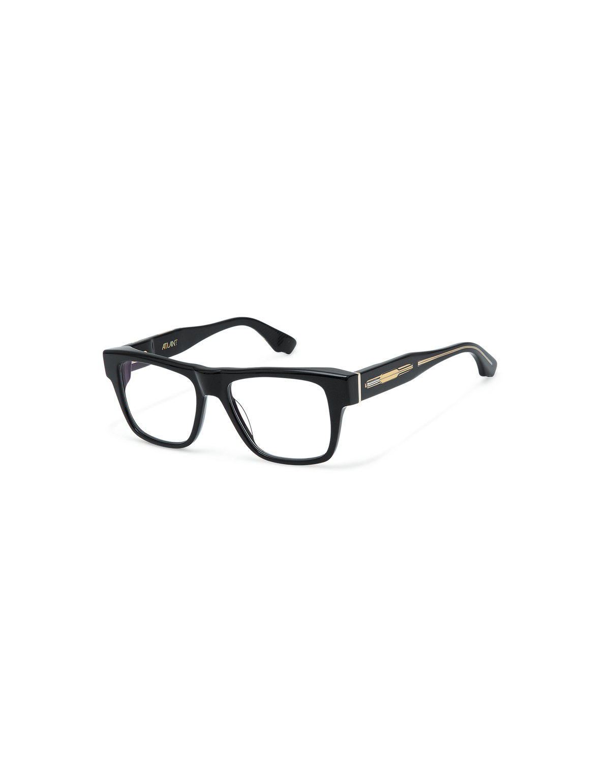ALDOUS: Rectangular Acetato Noir optical glasses by ATLANT 11267