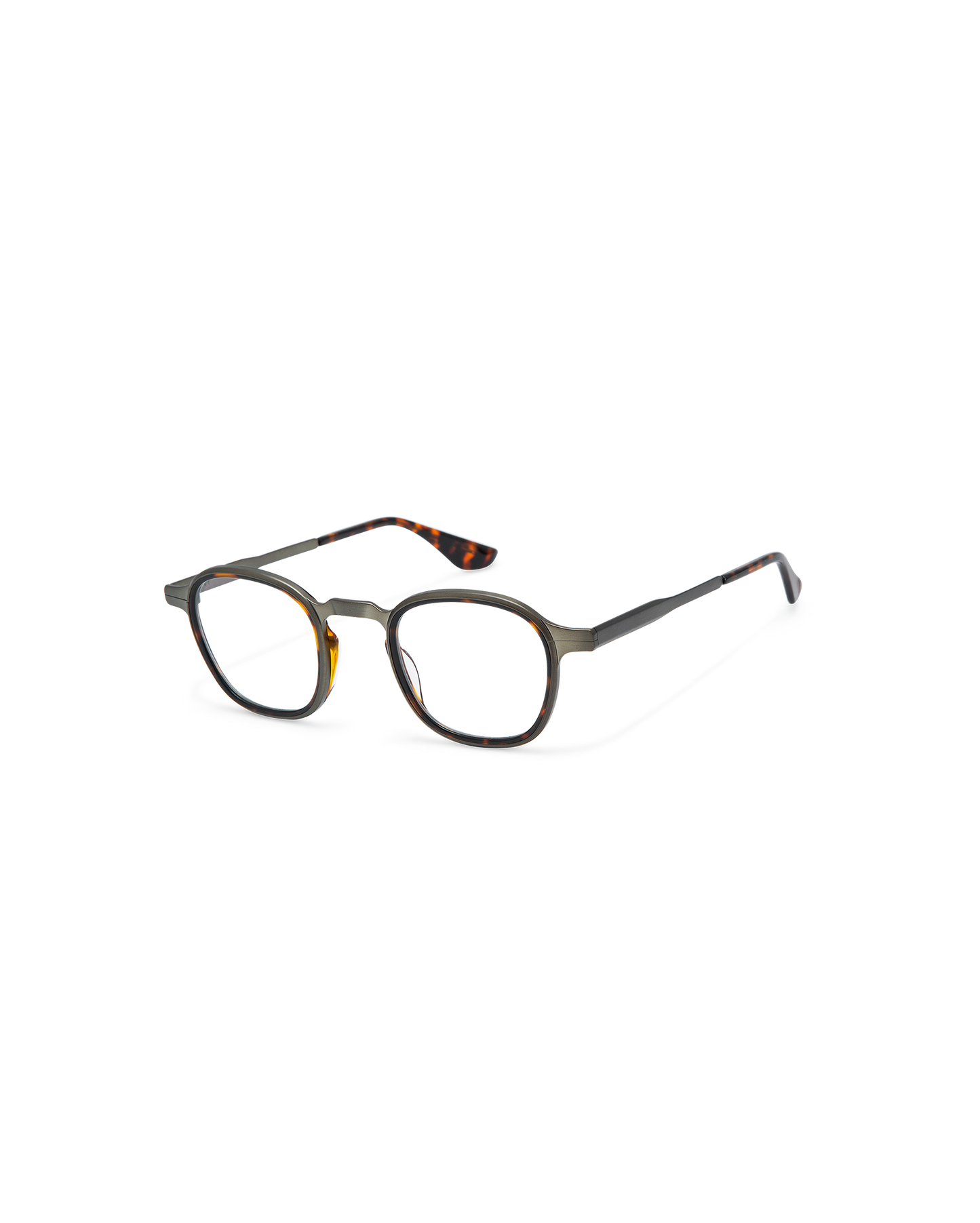 INESA: Redondas Titanio-Acetato Havana optical glasses by ATLANT 11279
