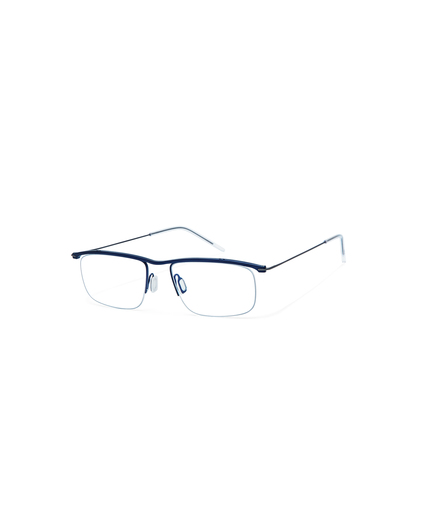 FUKS: Rectangular Titanio Azul optical glasses by ATLANT 10004