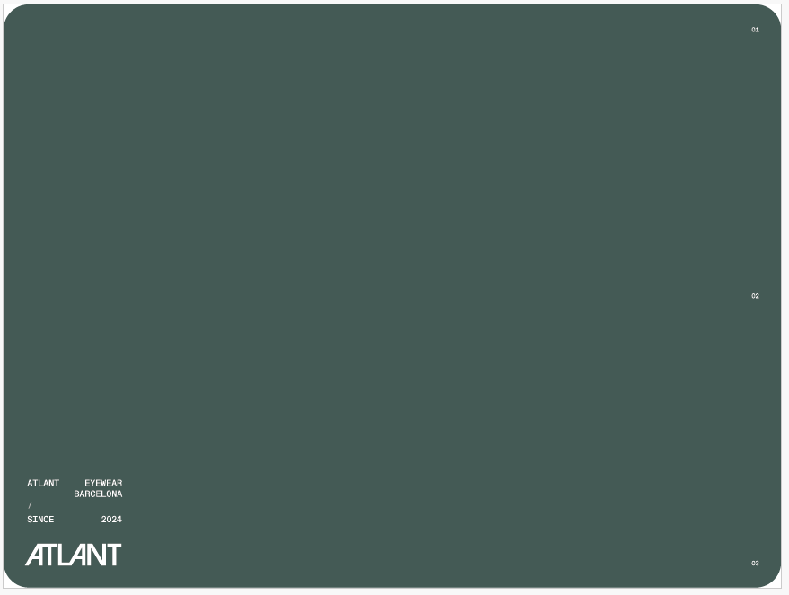 ATLANT MAT SS26 (40 x 30cm): False False by ATLANT 1