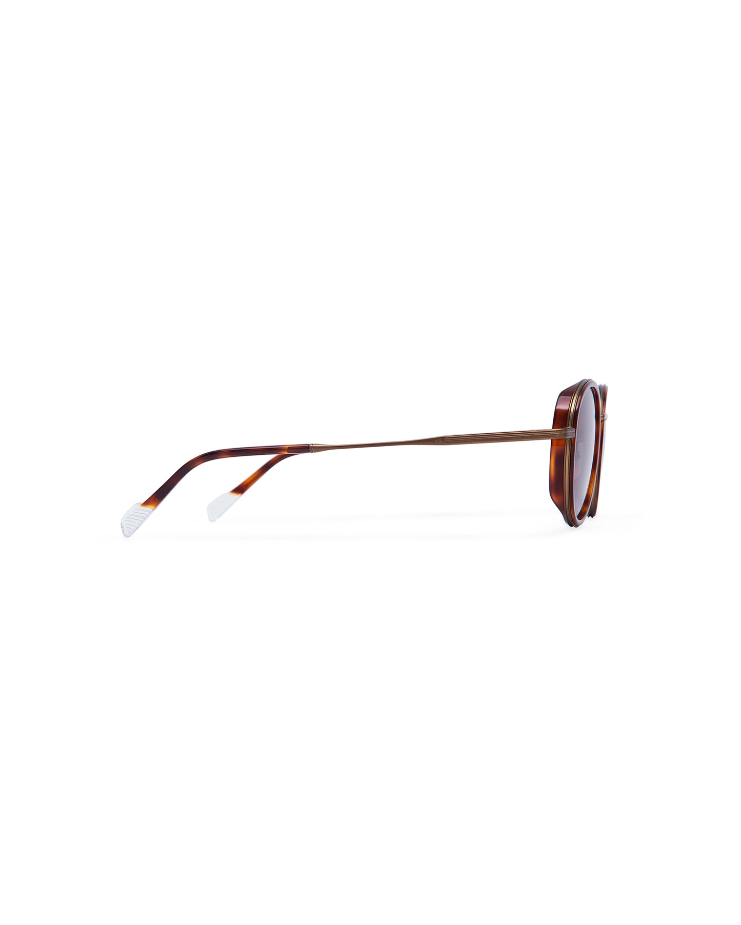 HAMBURG: Redondas Acetato-Metal Havana sunglasses by ATLANT 6920