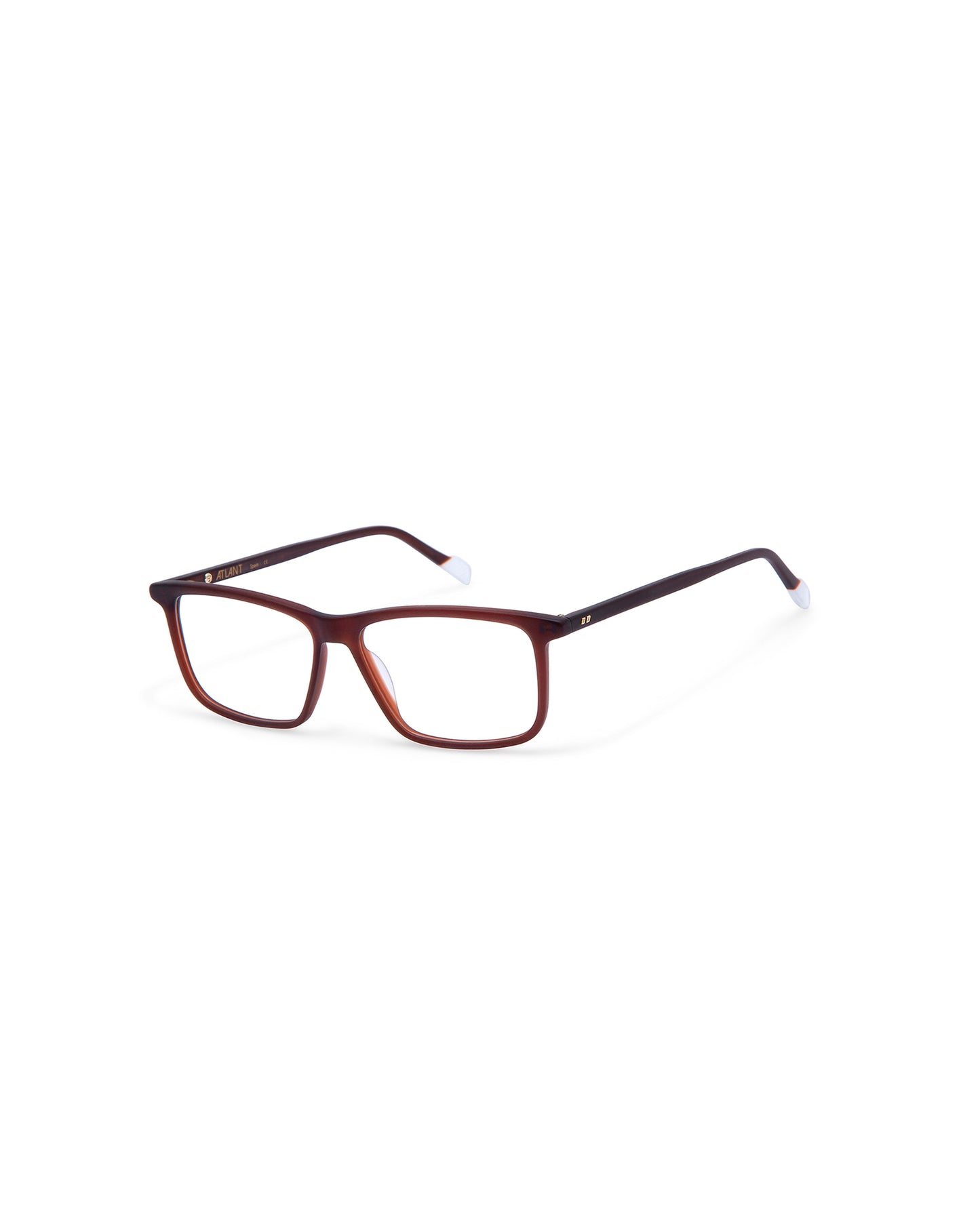 MARSEILLE: Rectangular Acetato Marrón optical glasses by ATLANT 6970