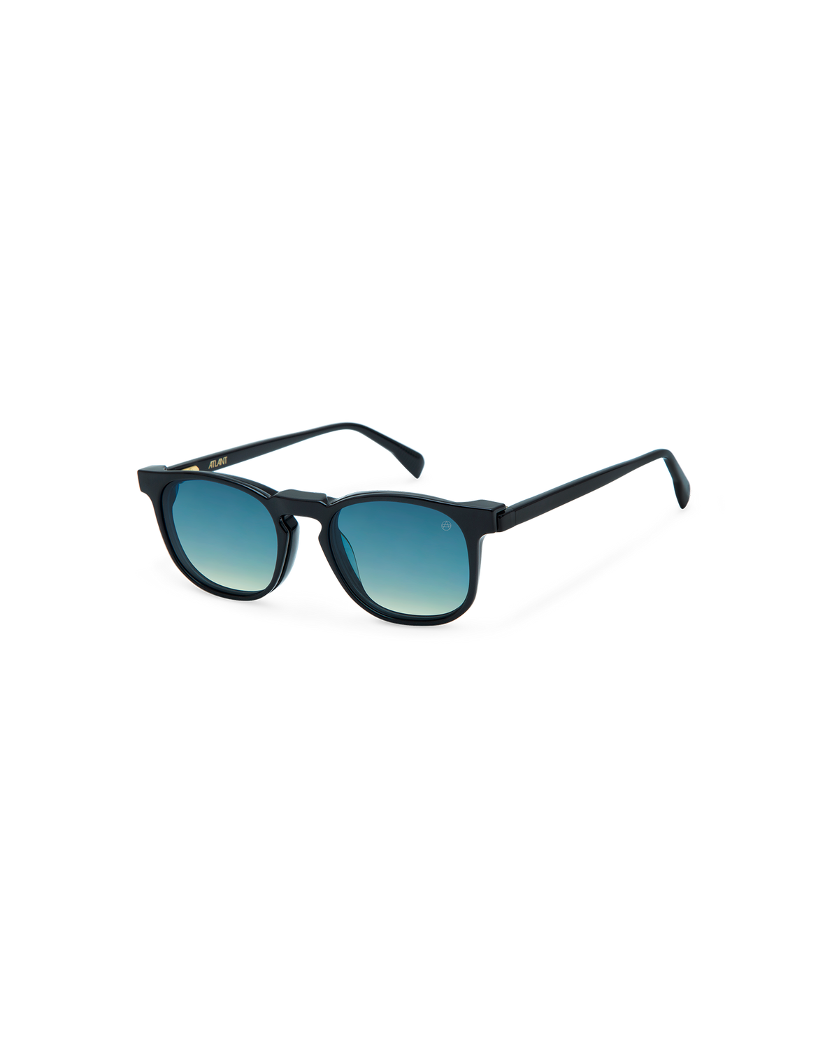 MYKONOS CLIP-ON: Redondas Acetato Noir sunglasses by ATLANT 14419