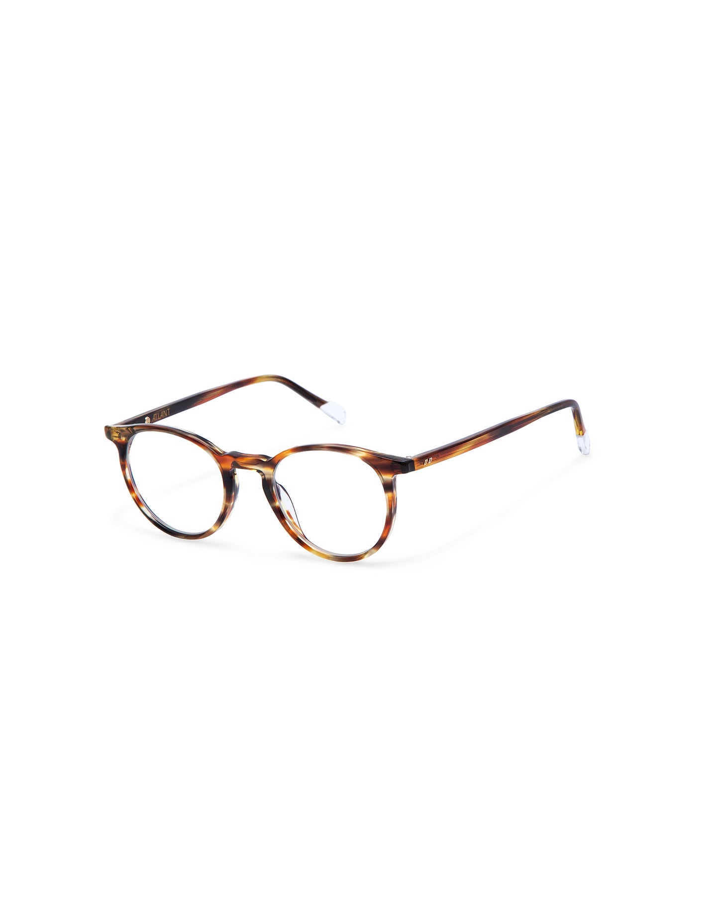 PALERMO: Redondas Acetato Marrón optical glasses by ATLANT 7008