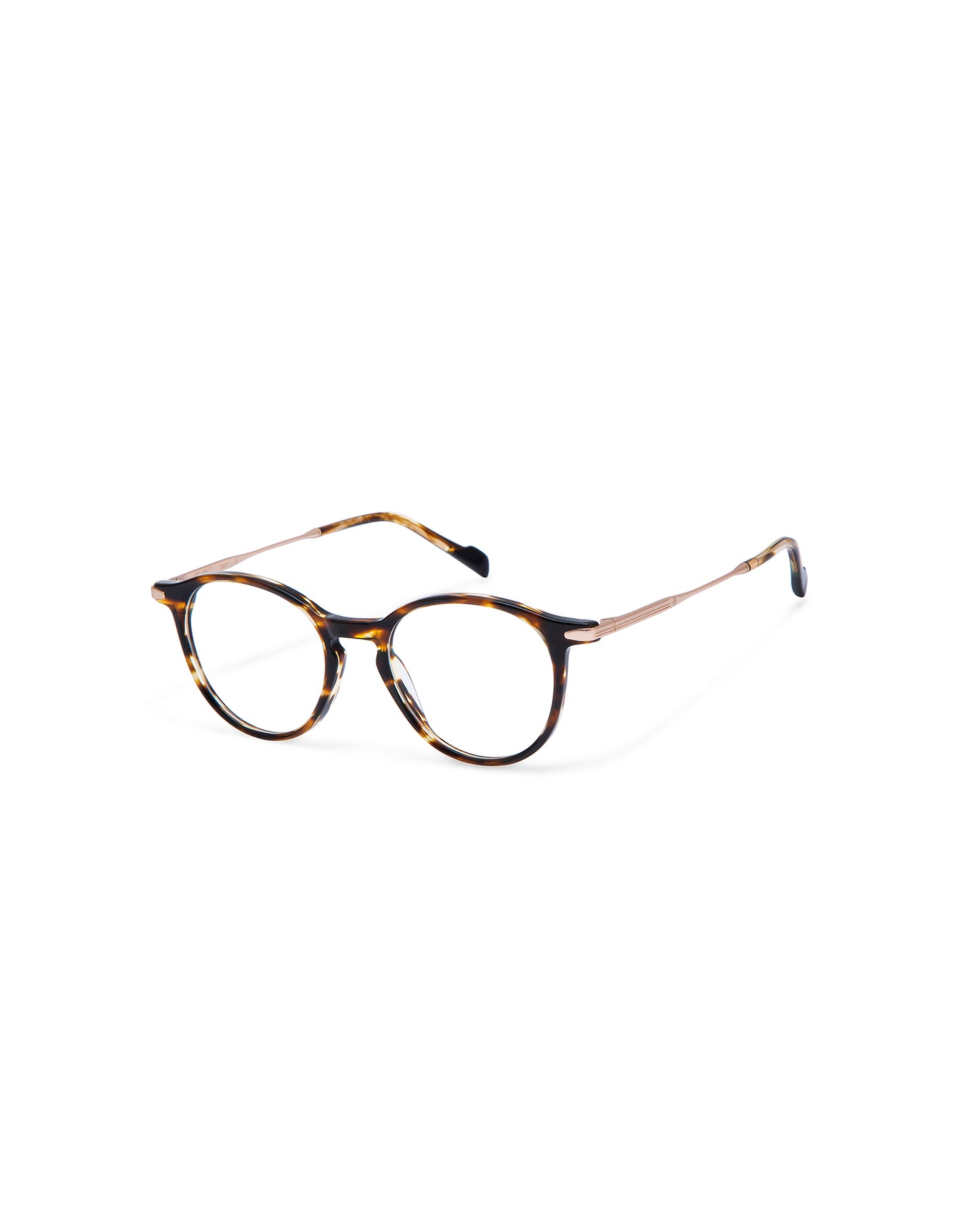 STOCKHOLM: Redondas Acetato-Metal Havana optical glasses by ATLANT 7056