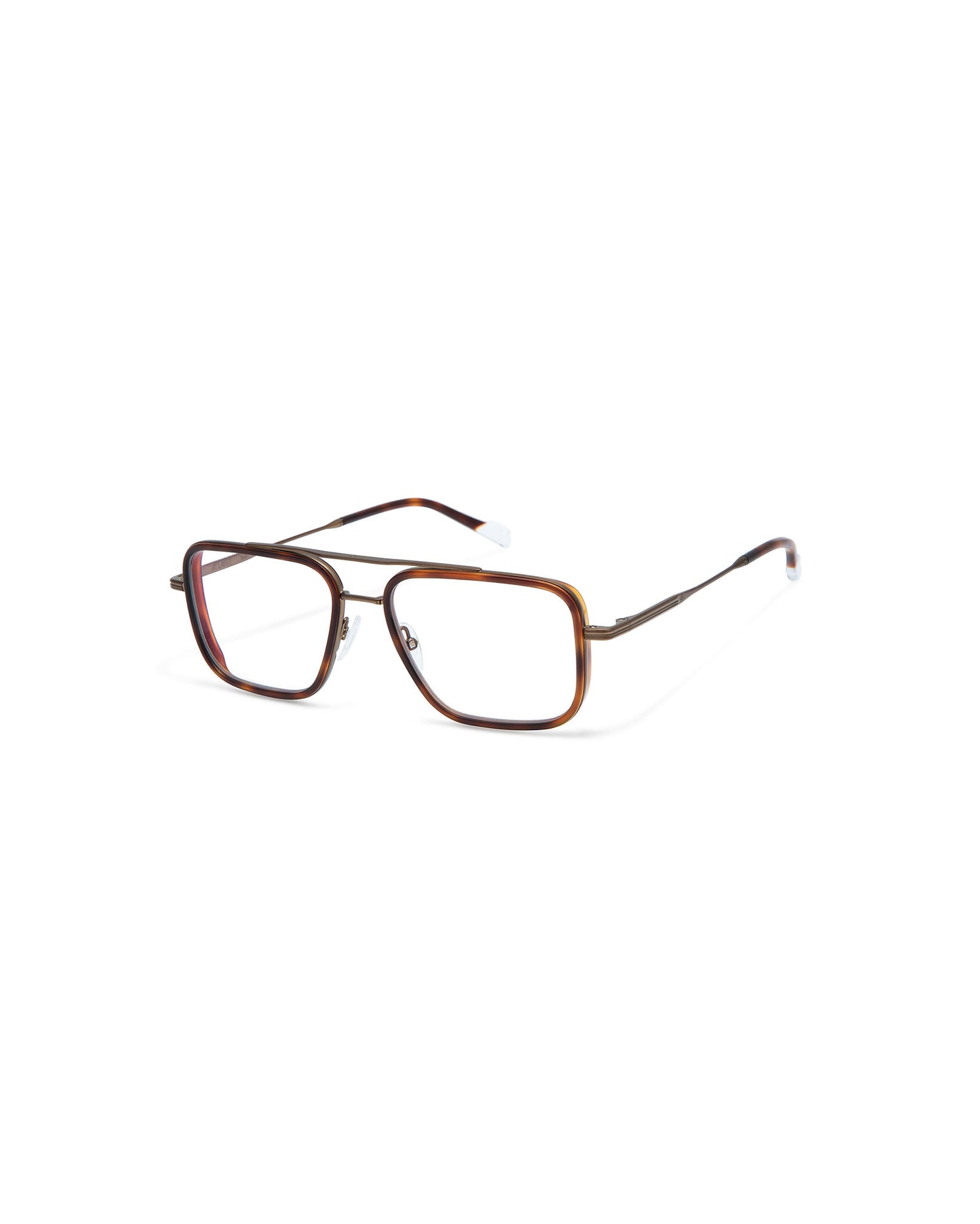 SYDNEY: Aviador Acetato-Metal Havana optical glasses by ATLANT 7064