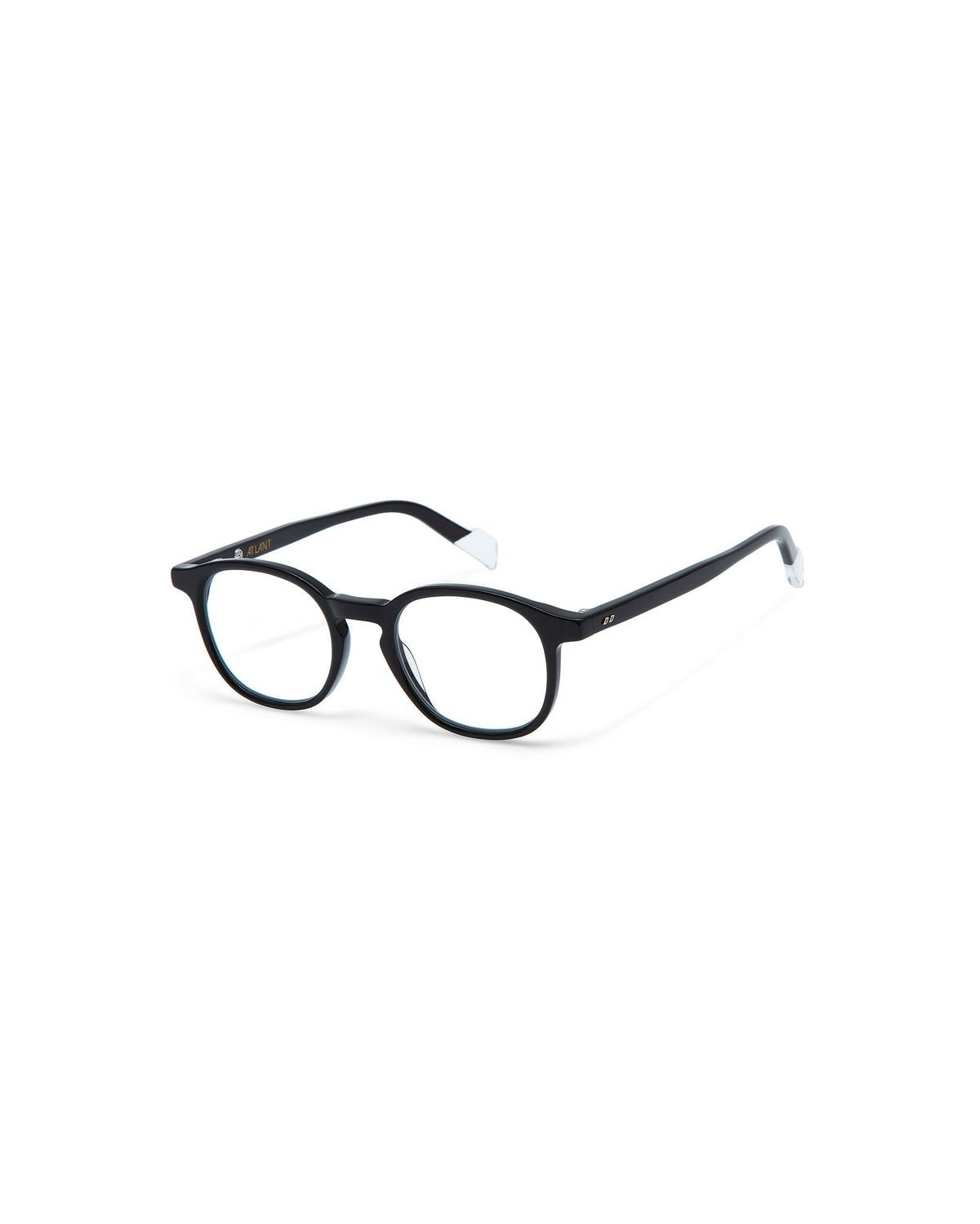 SANTOS: Redondas Acetato Noir optical glasses by ATLANT 7092
