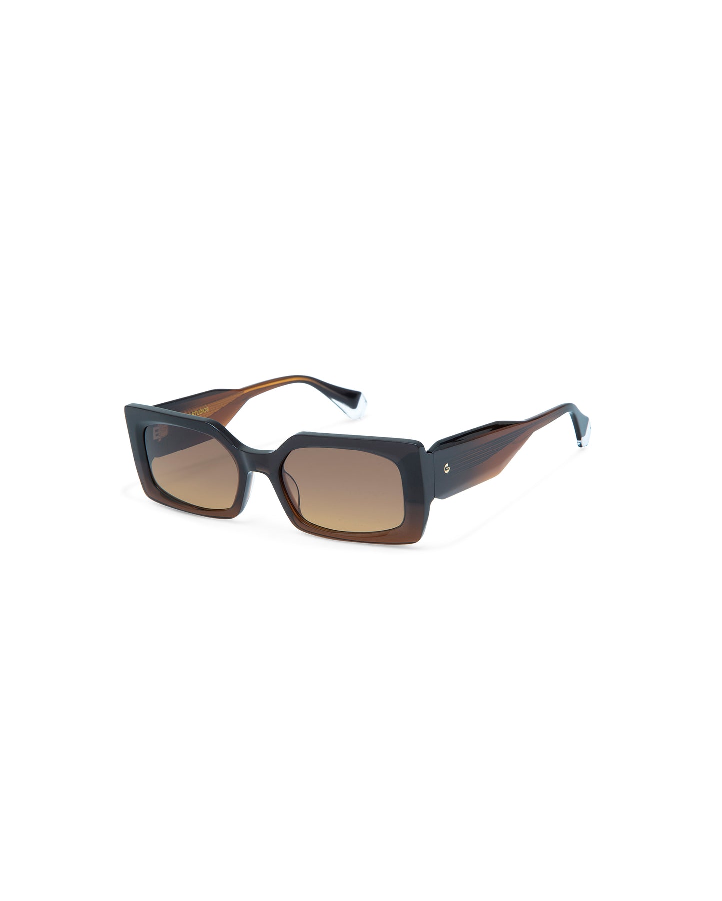 VELA: Rectangular Acetato Marrón sunglasses by GIGI STUDIOS 4152