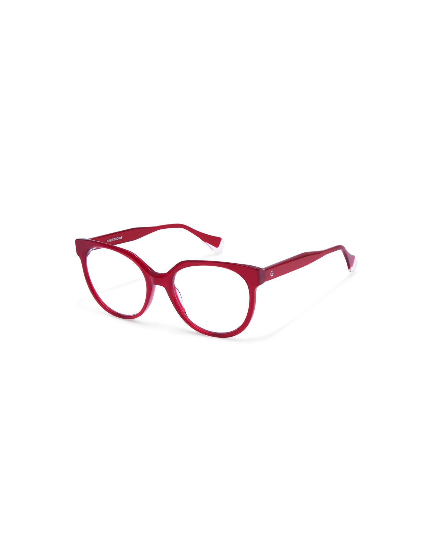 JASPER: Redondas Acetato Rojo optical glasses by GIGI STUDIOS 4172