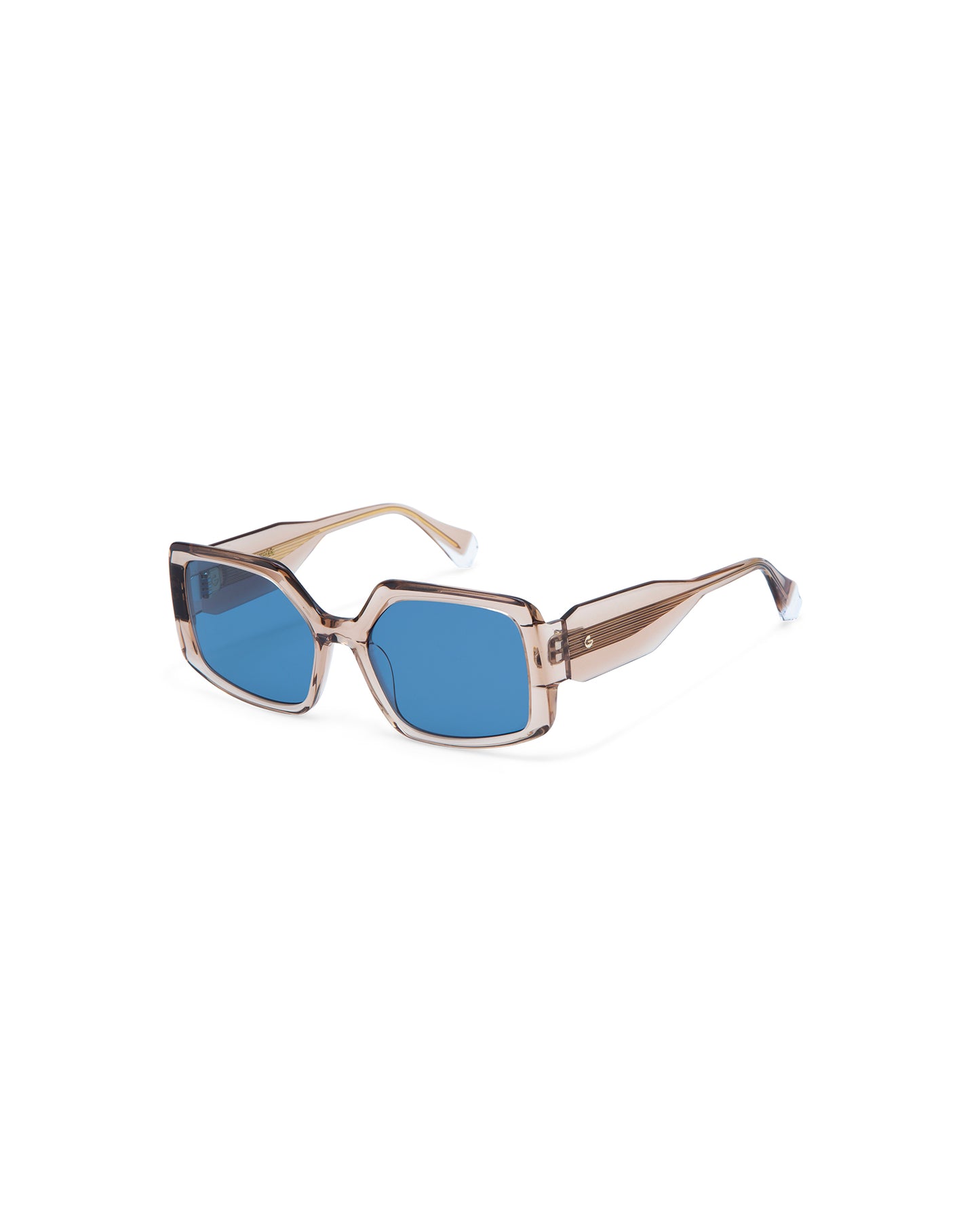 CIAR: Cuadrada Acetato Marrón sunglasses by GIGI STUDIOS 4176
