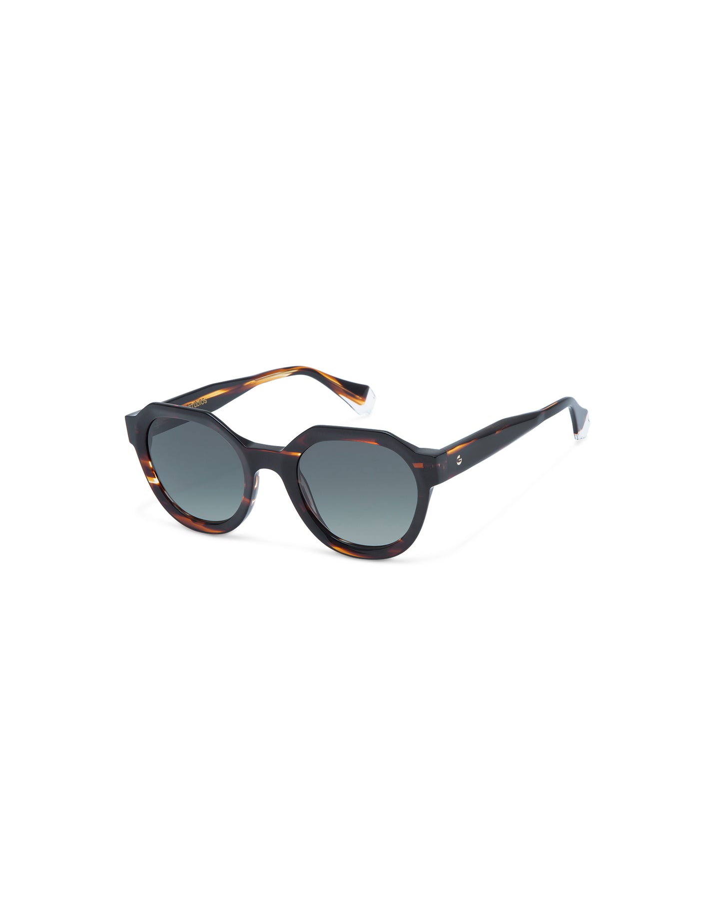 ZEPHYR: Redondas Acetato Havana sunglasses by GIGI STUDIOS 4180