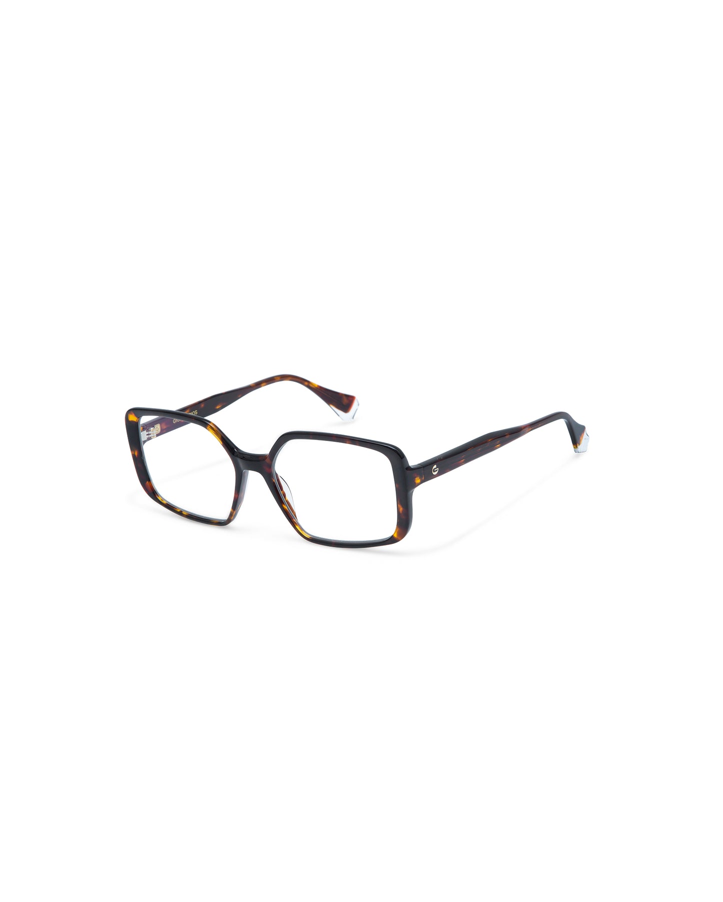 EVELINA: Cuadrada Acetato Havana optical glasses by GIGI STUDIOS 4380